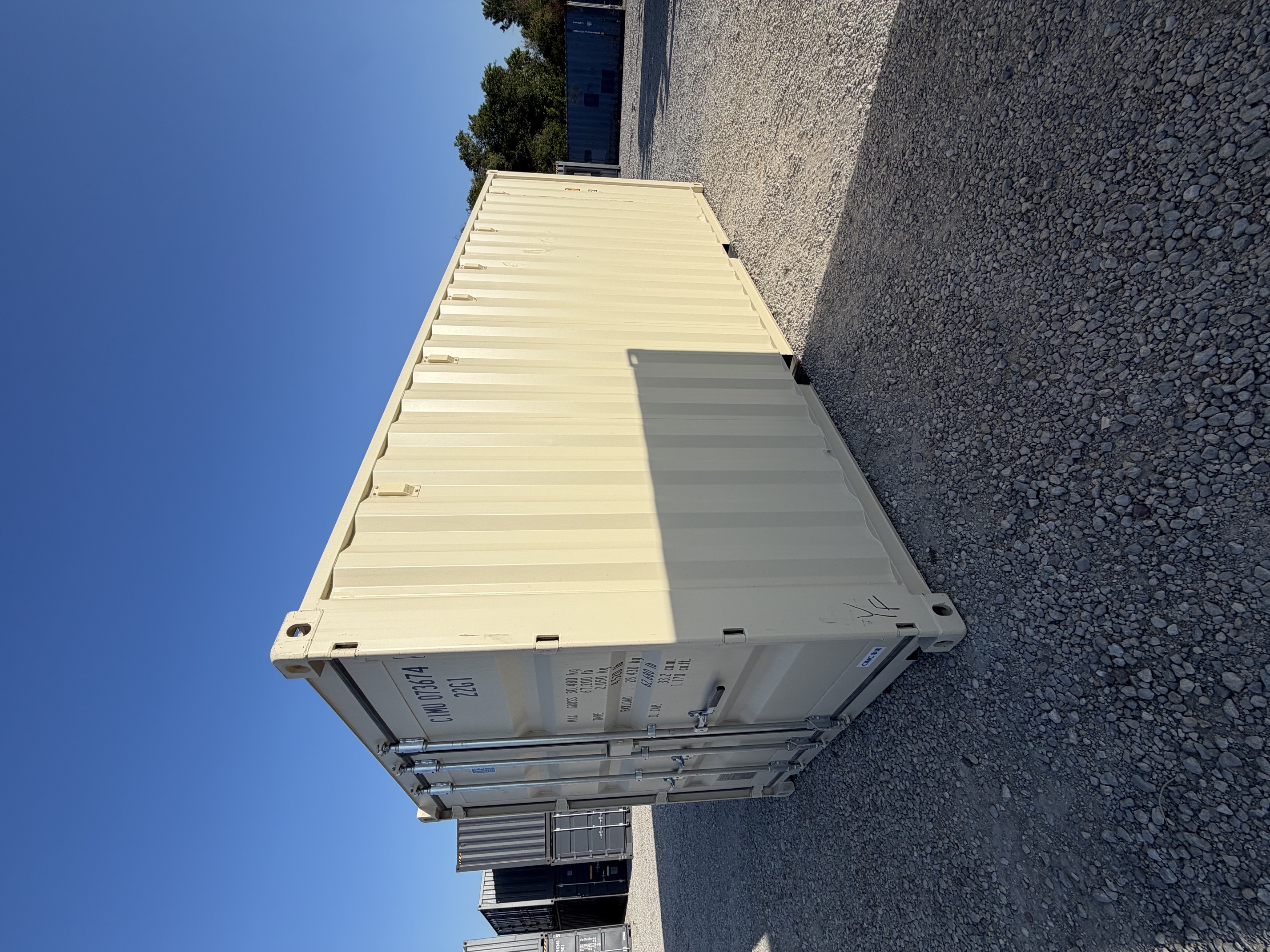 Front corner view of the product