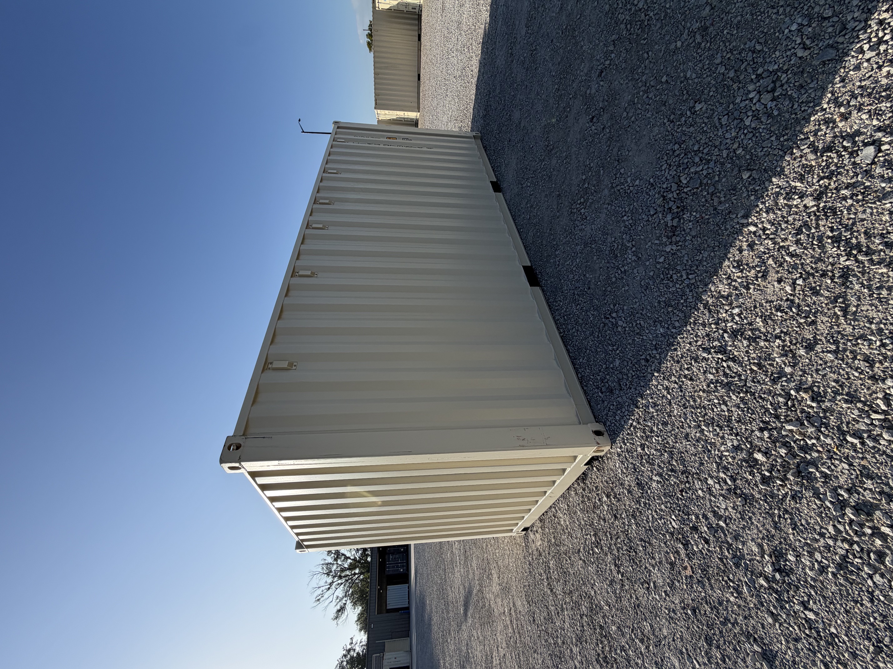 Rear corner view of the product
