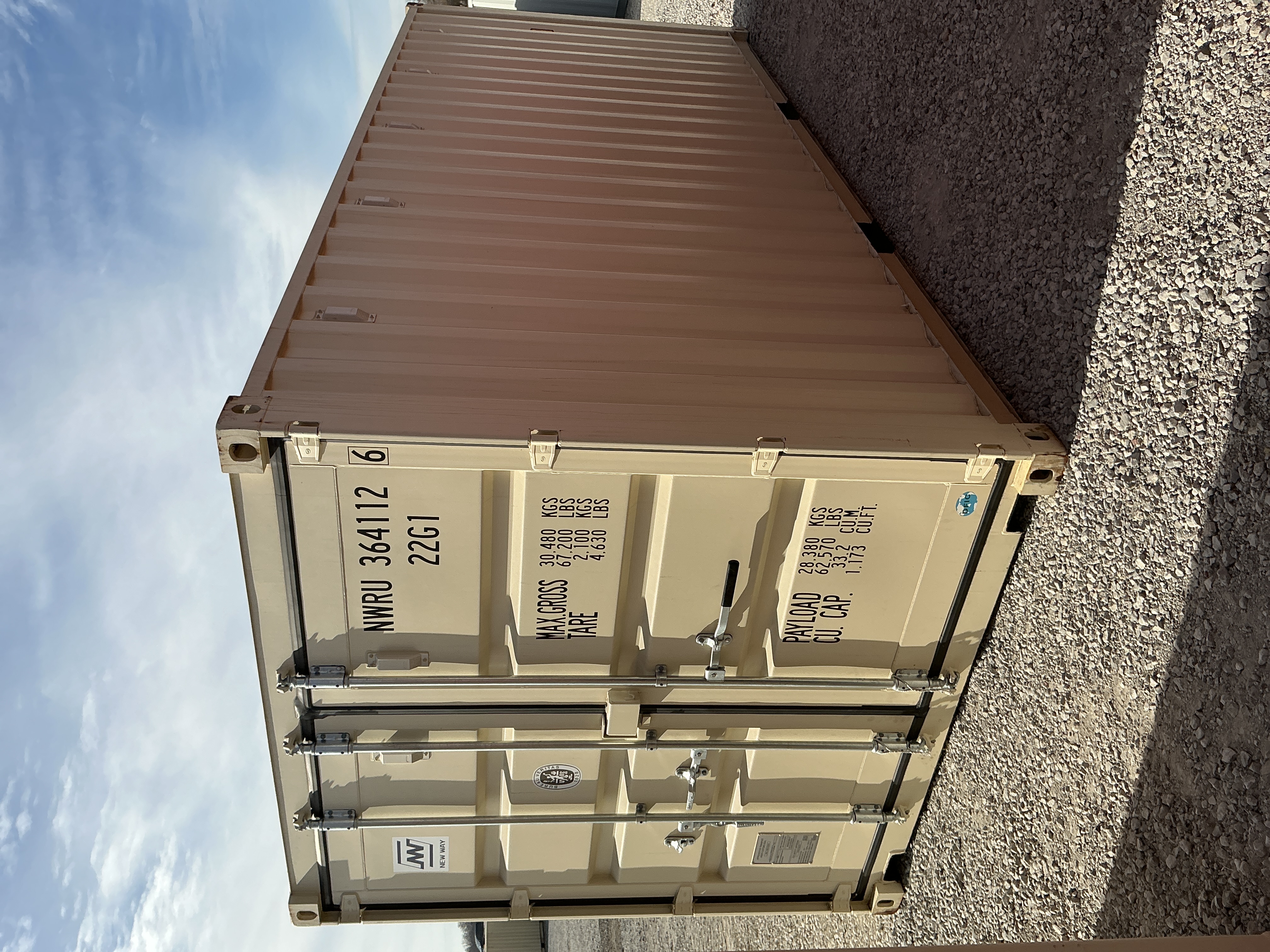 Front corner view of the product