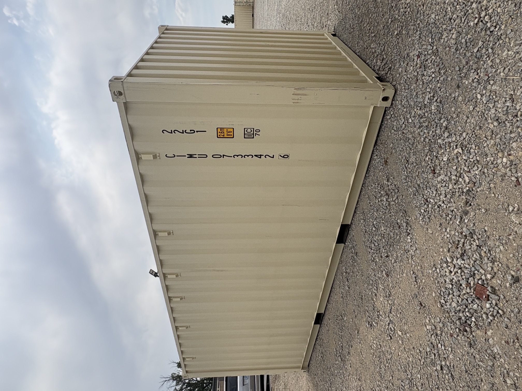 Rear corner view of the product