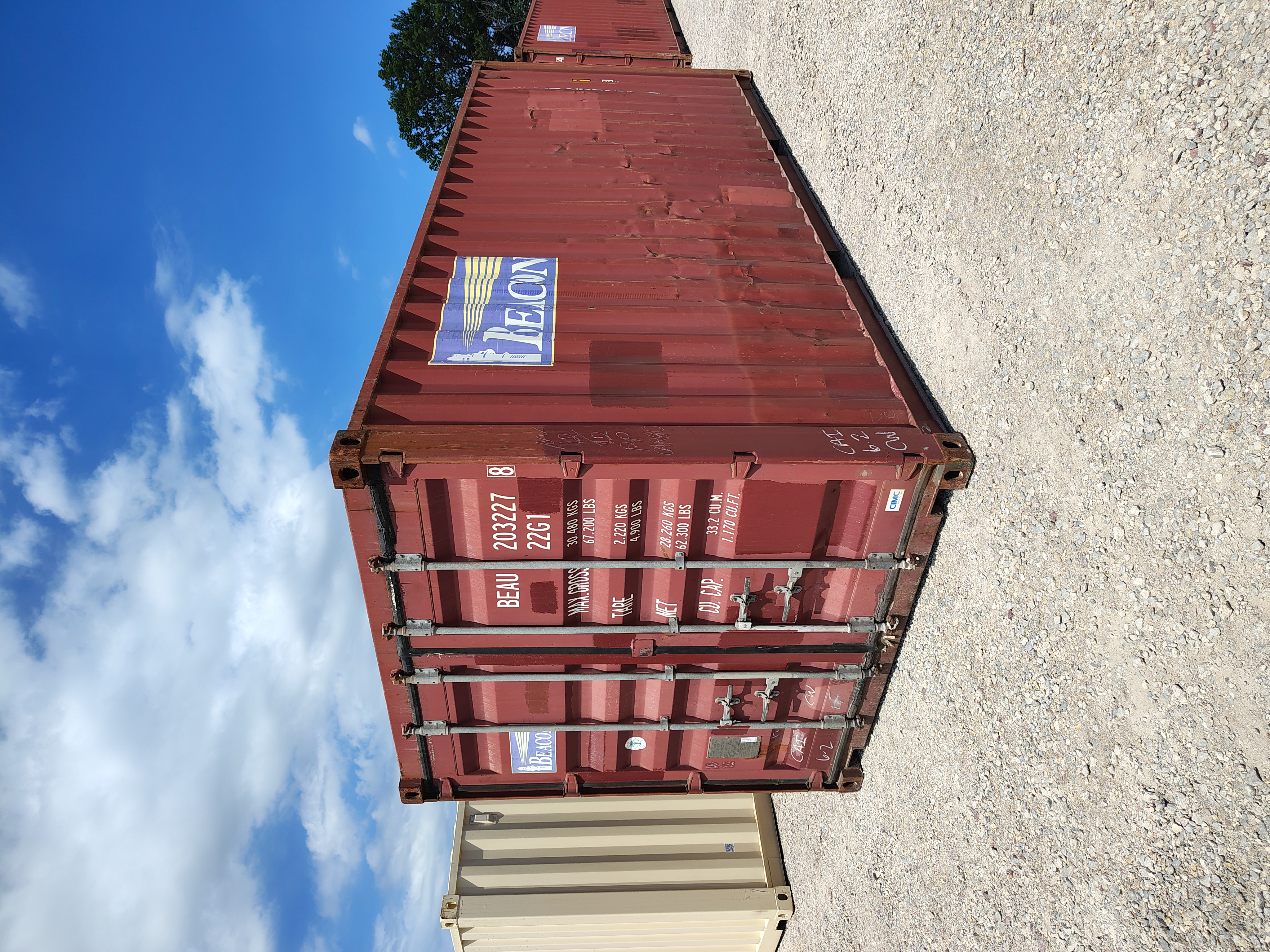 Front corner view of the product
