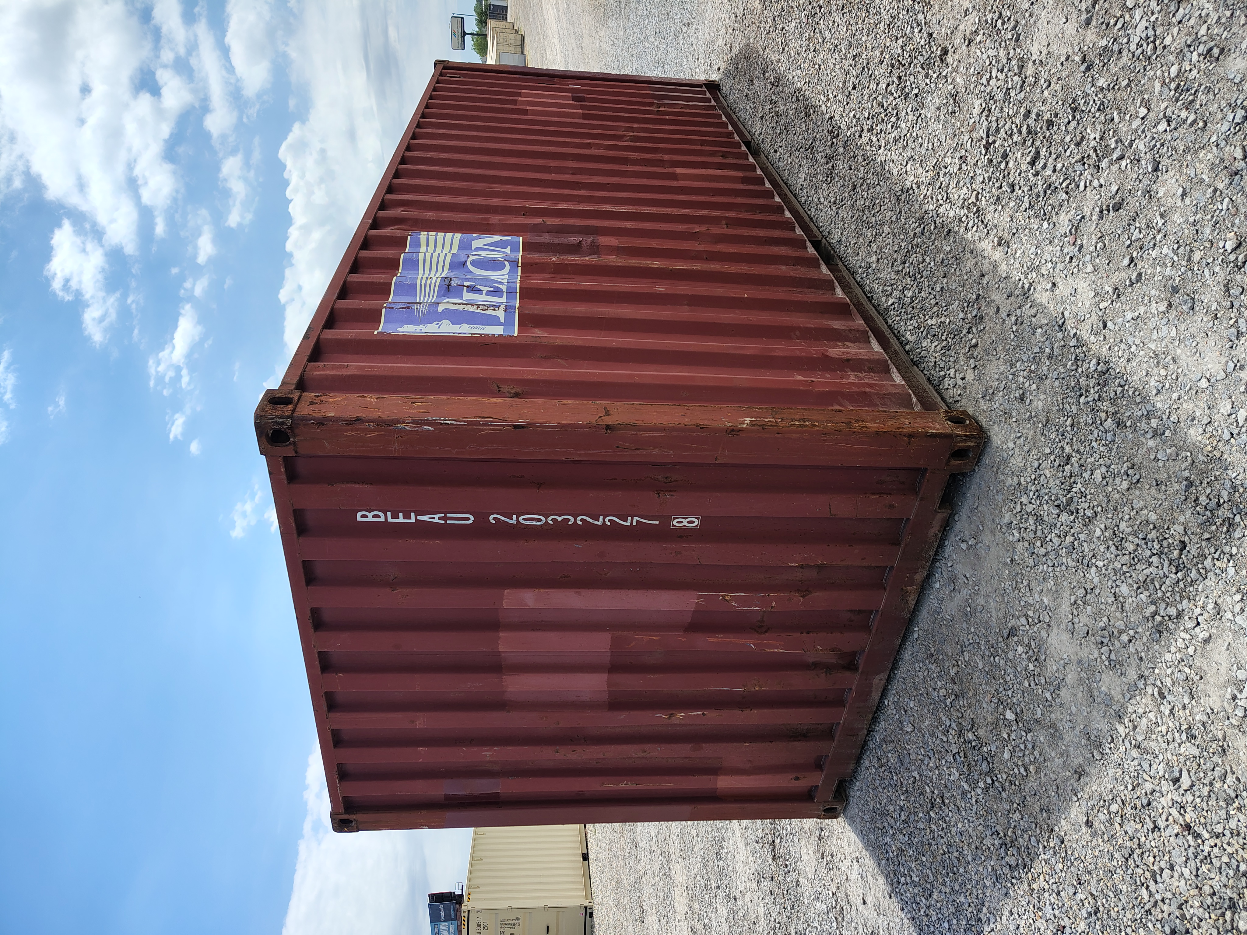 Rear corner view of the product