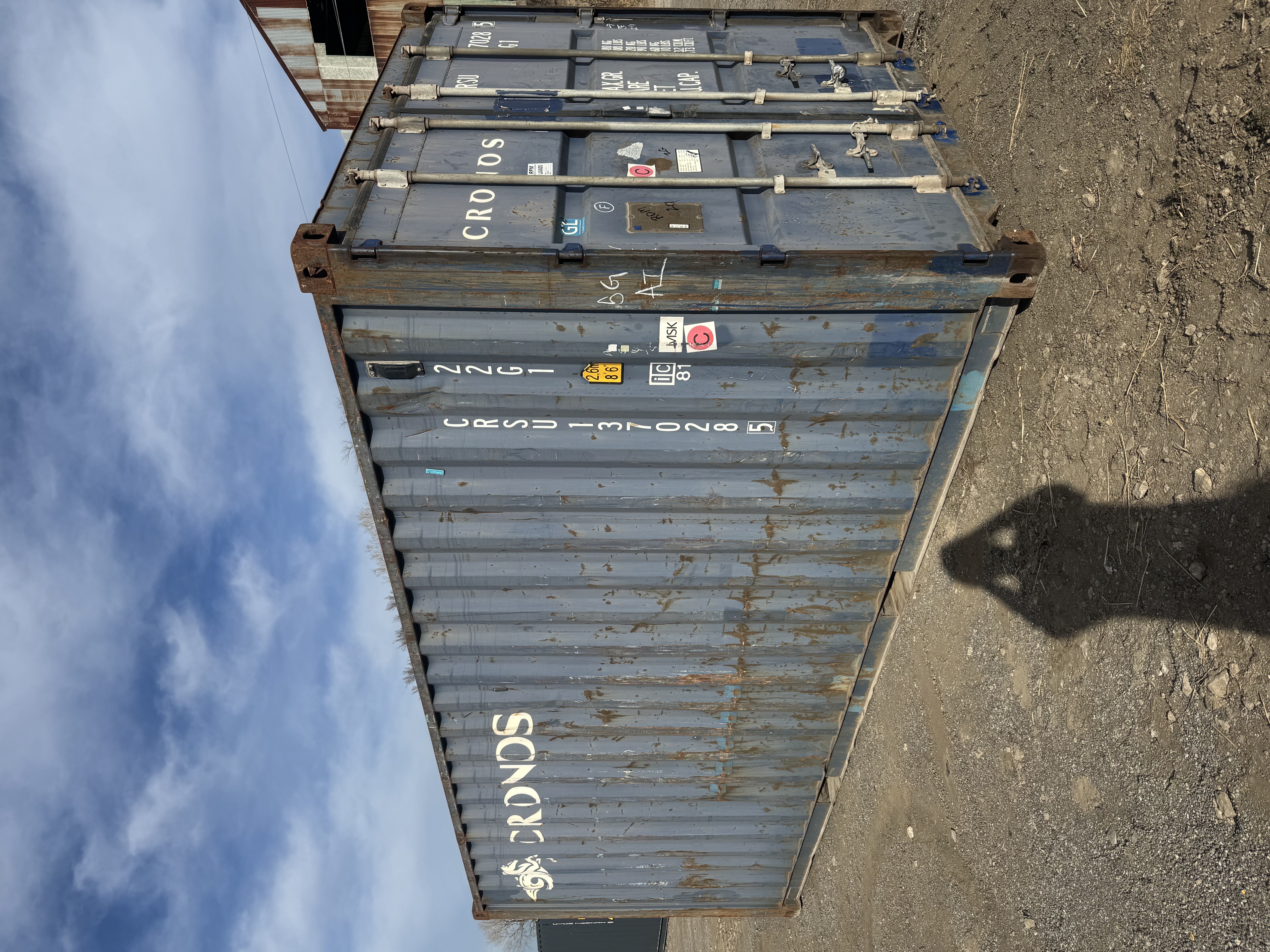 Front corner view of the product