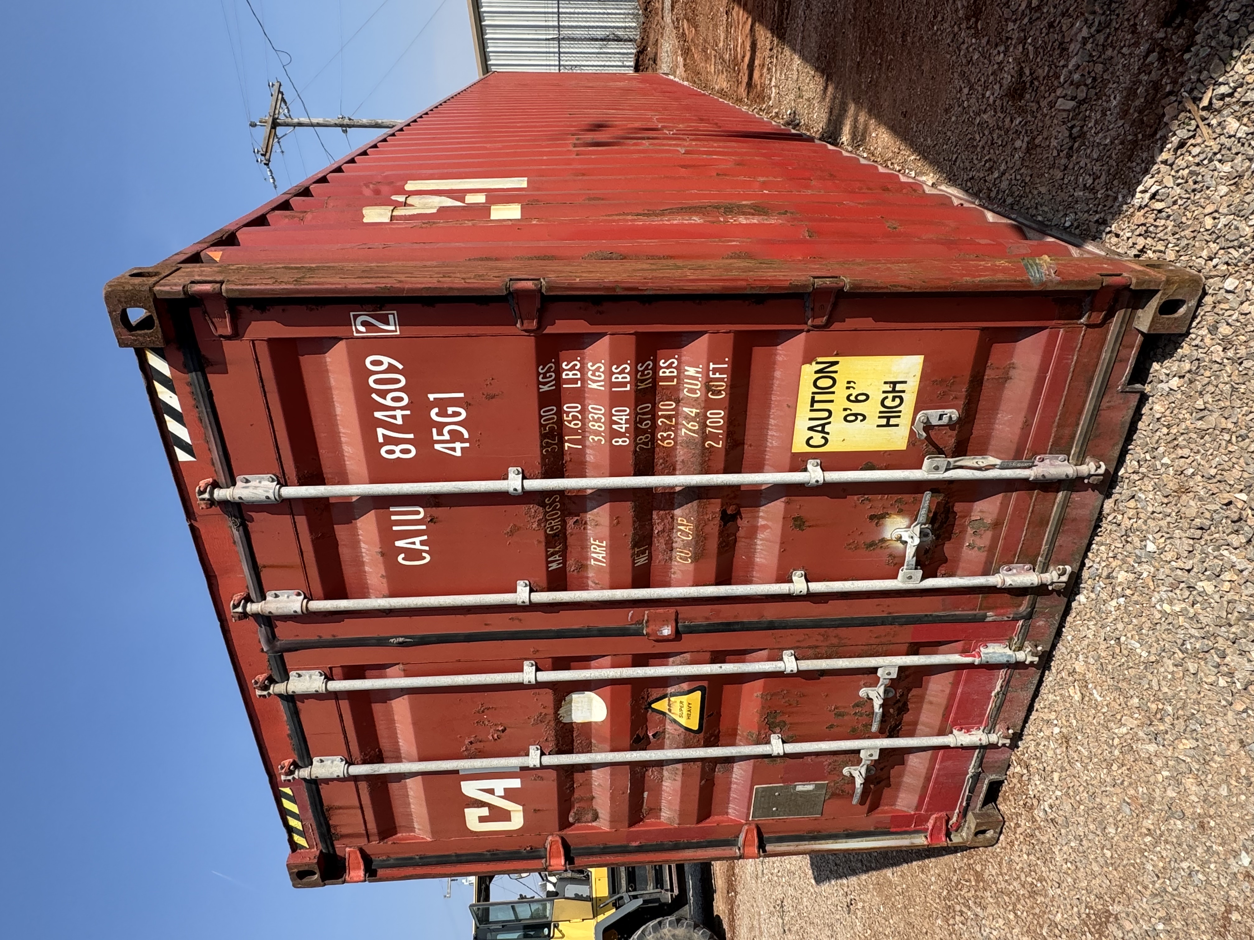 Front corner view of the product