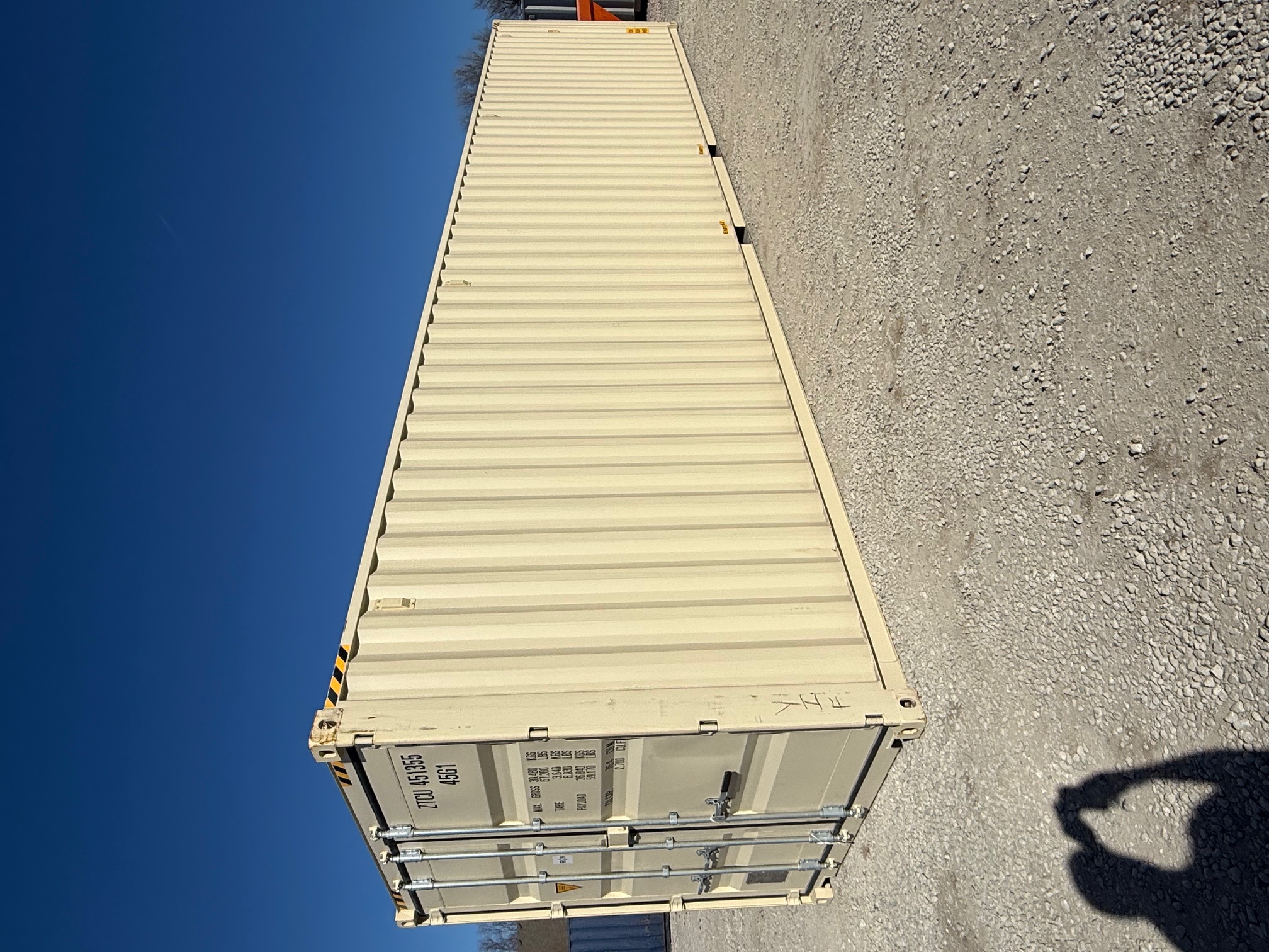 Front corner view of the product