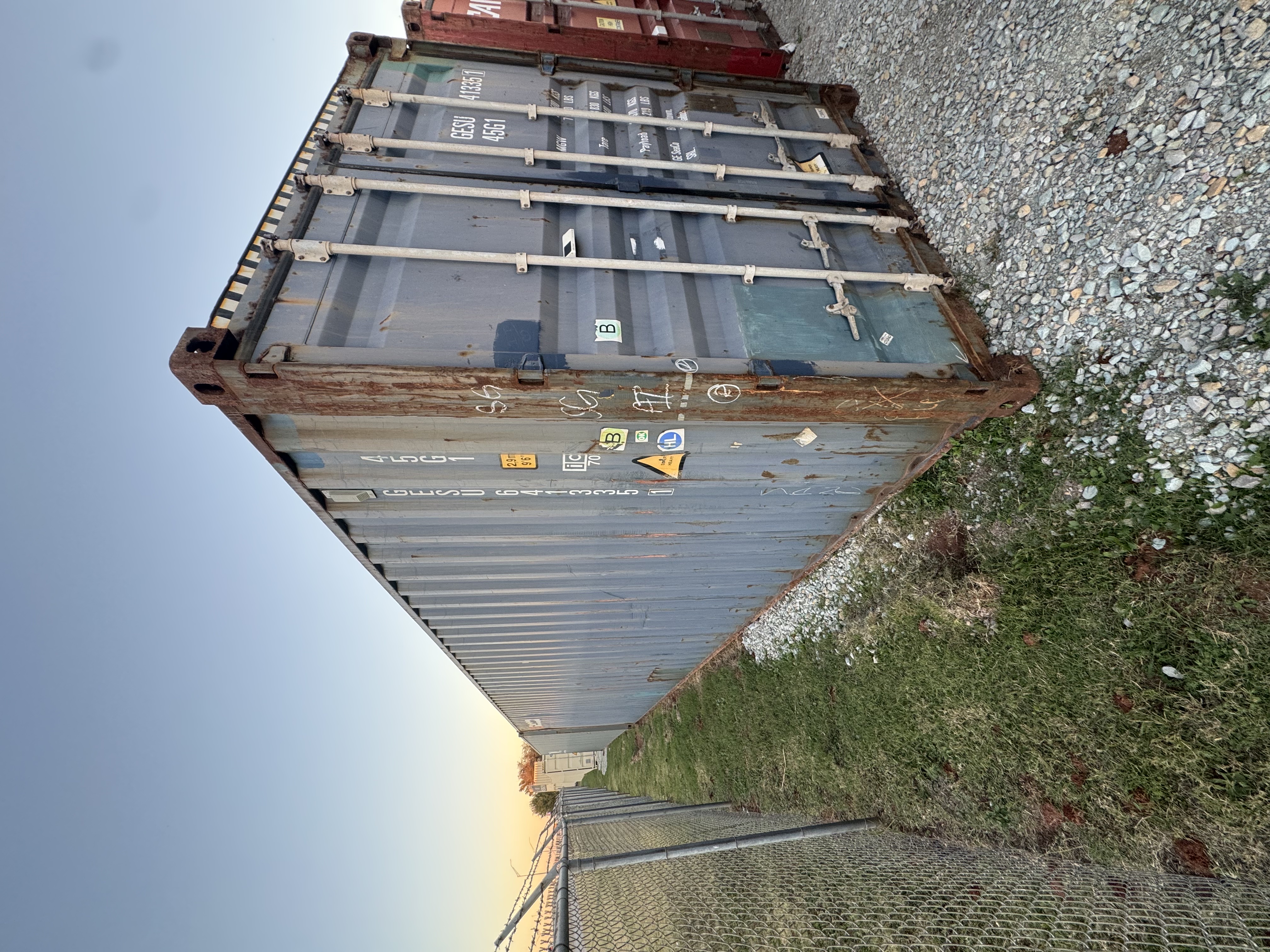 Front corner view of the product