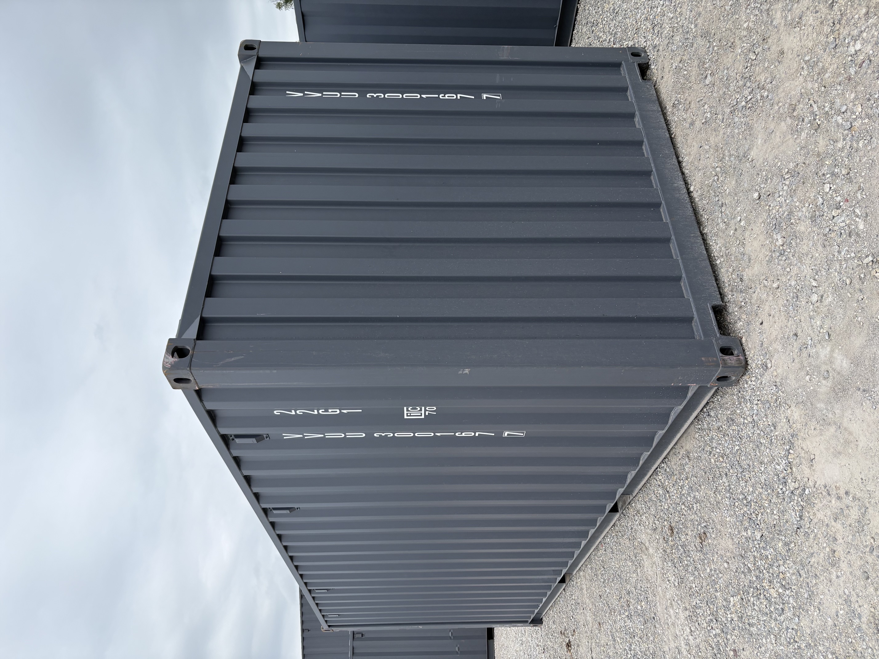 Rear corner view of the product