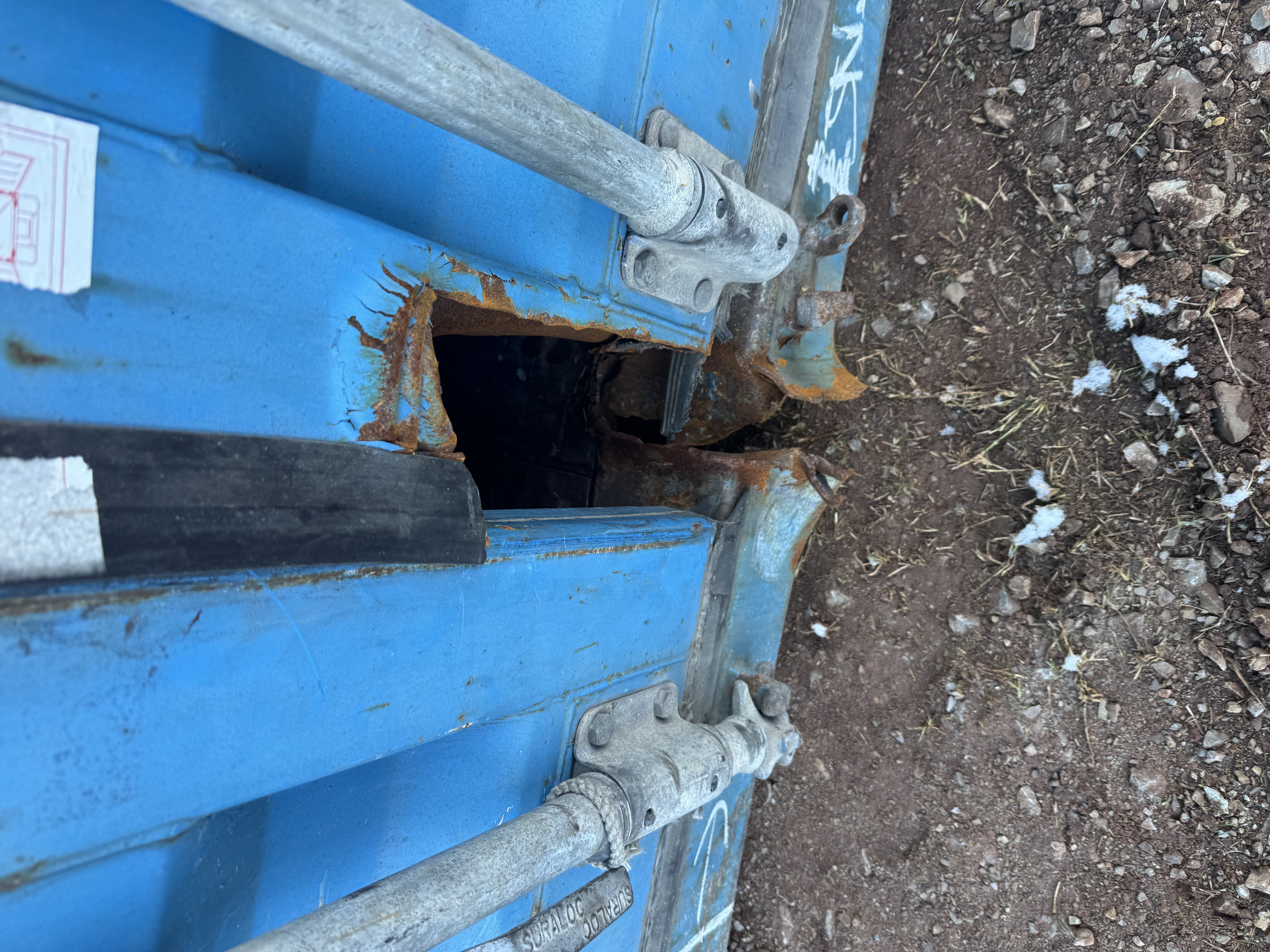 Front corner view of the product