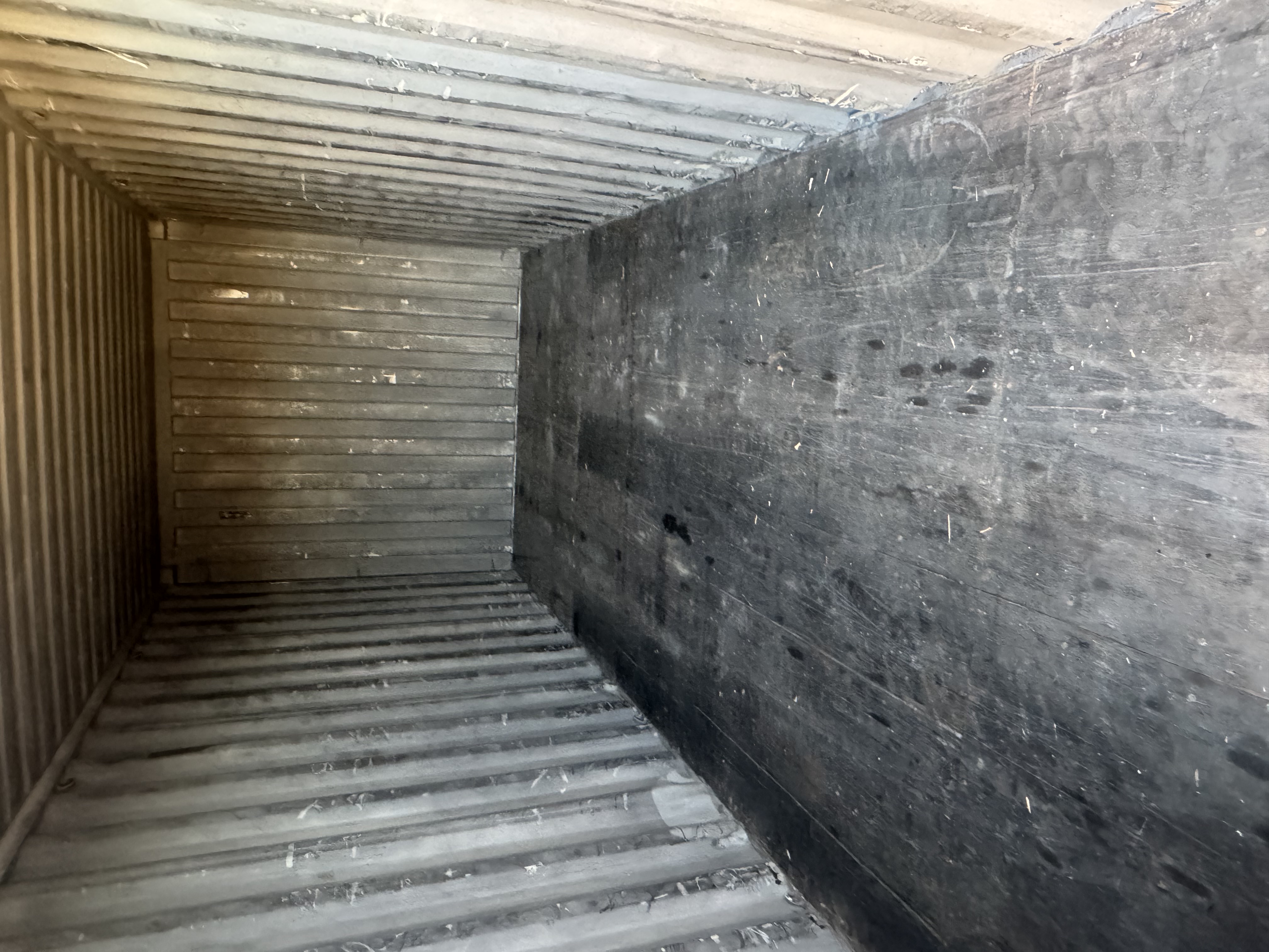 Rear corner view of the product