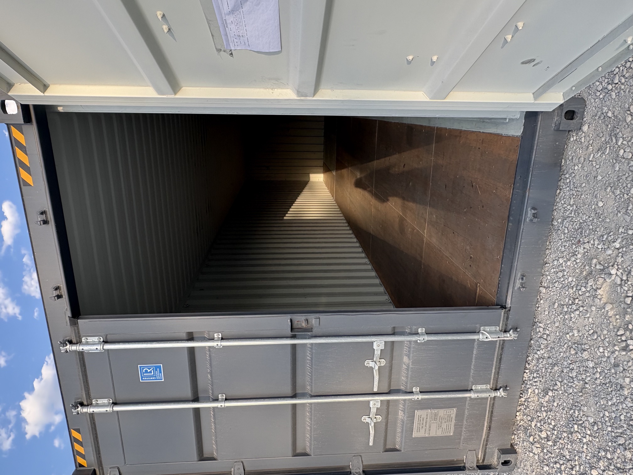 Interior view of the product