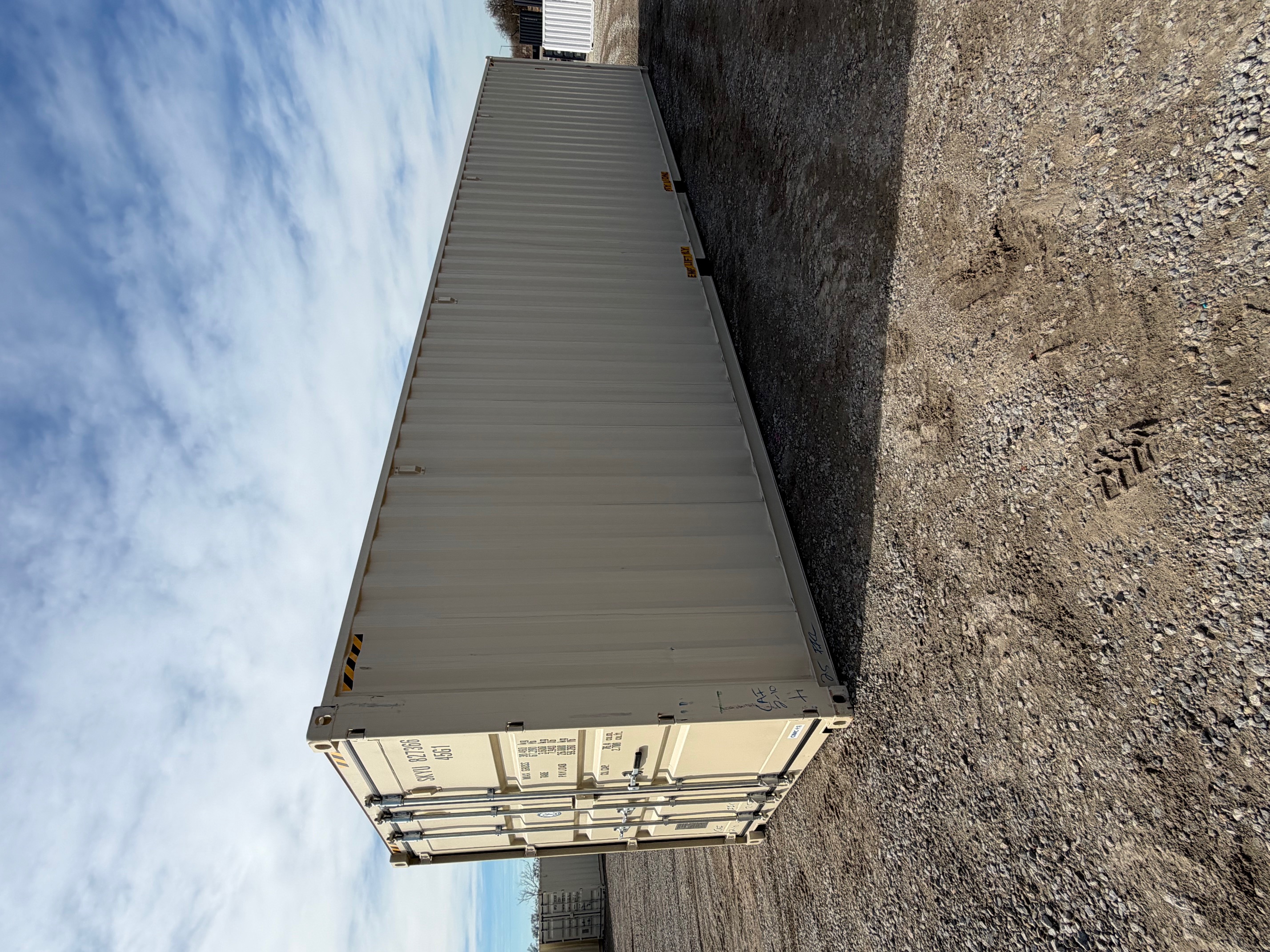 Front corner view of the product