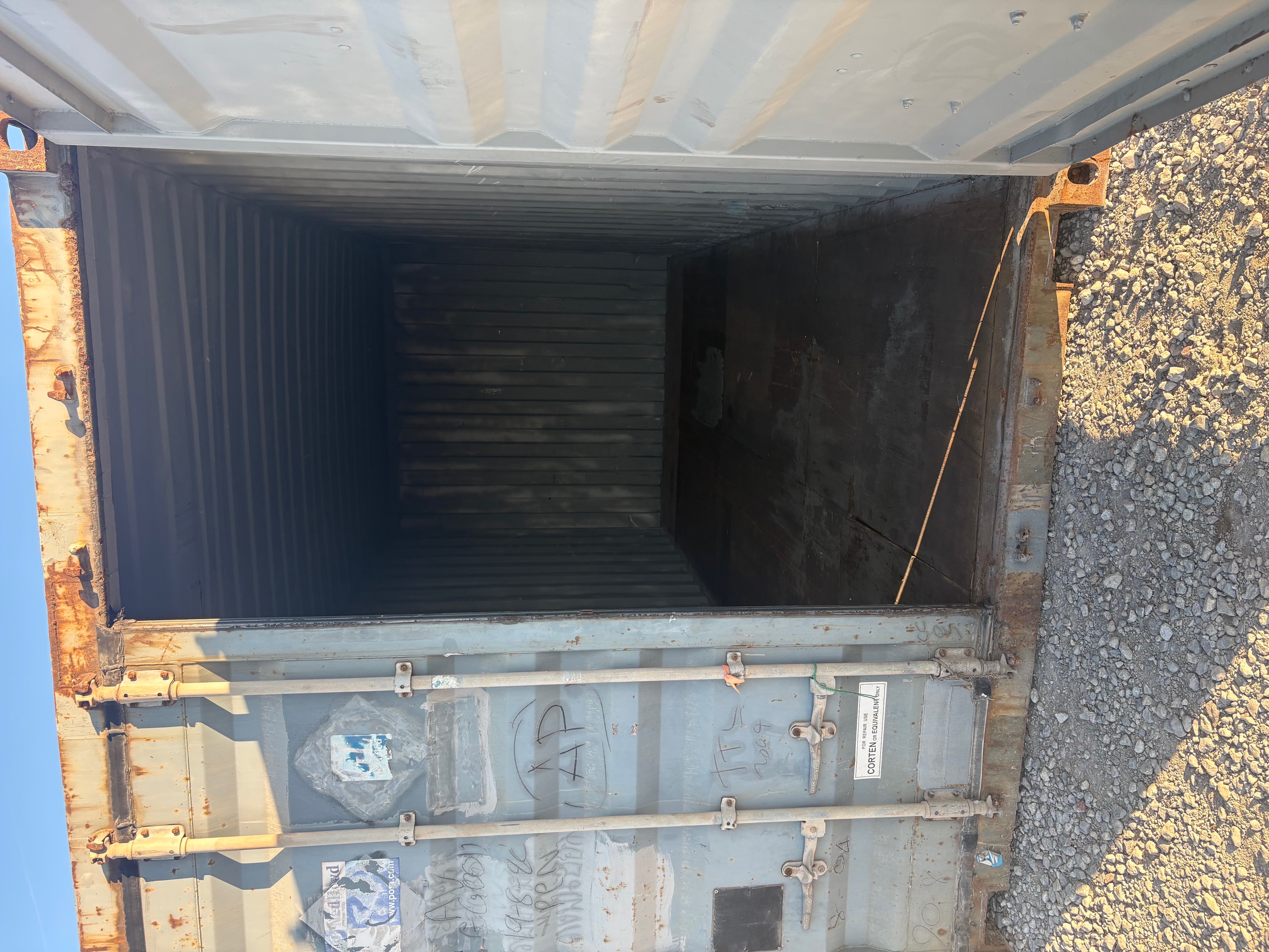 Rear corner view of the product