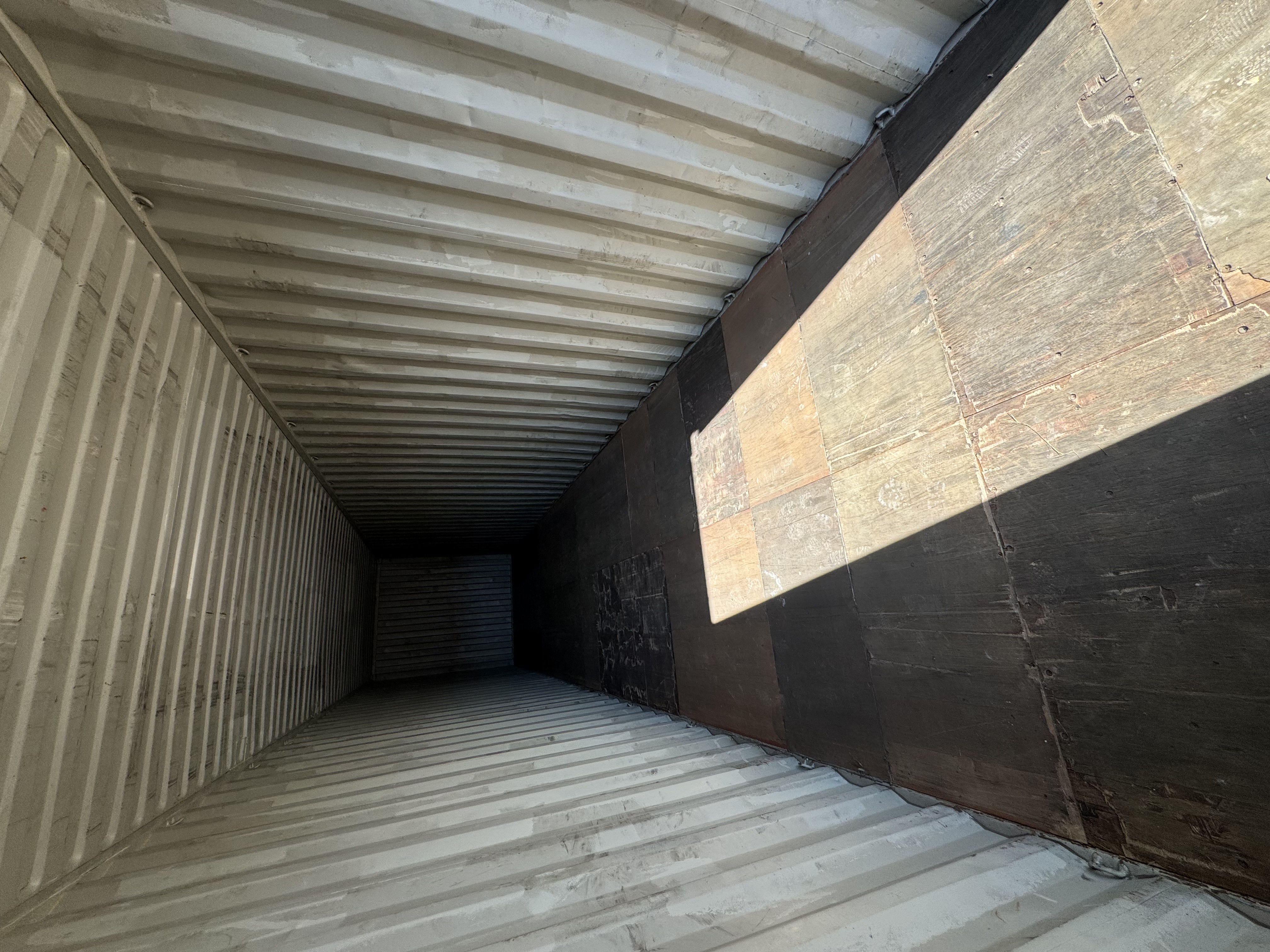 Rear corner view of the product