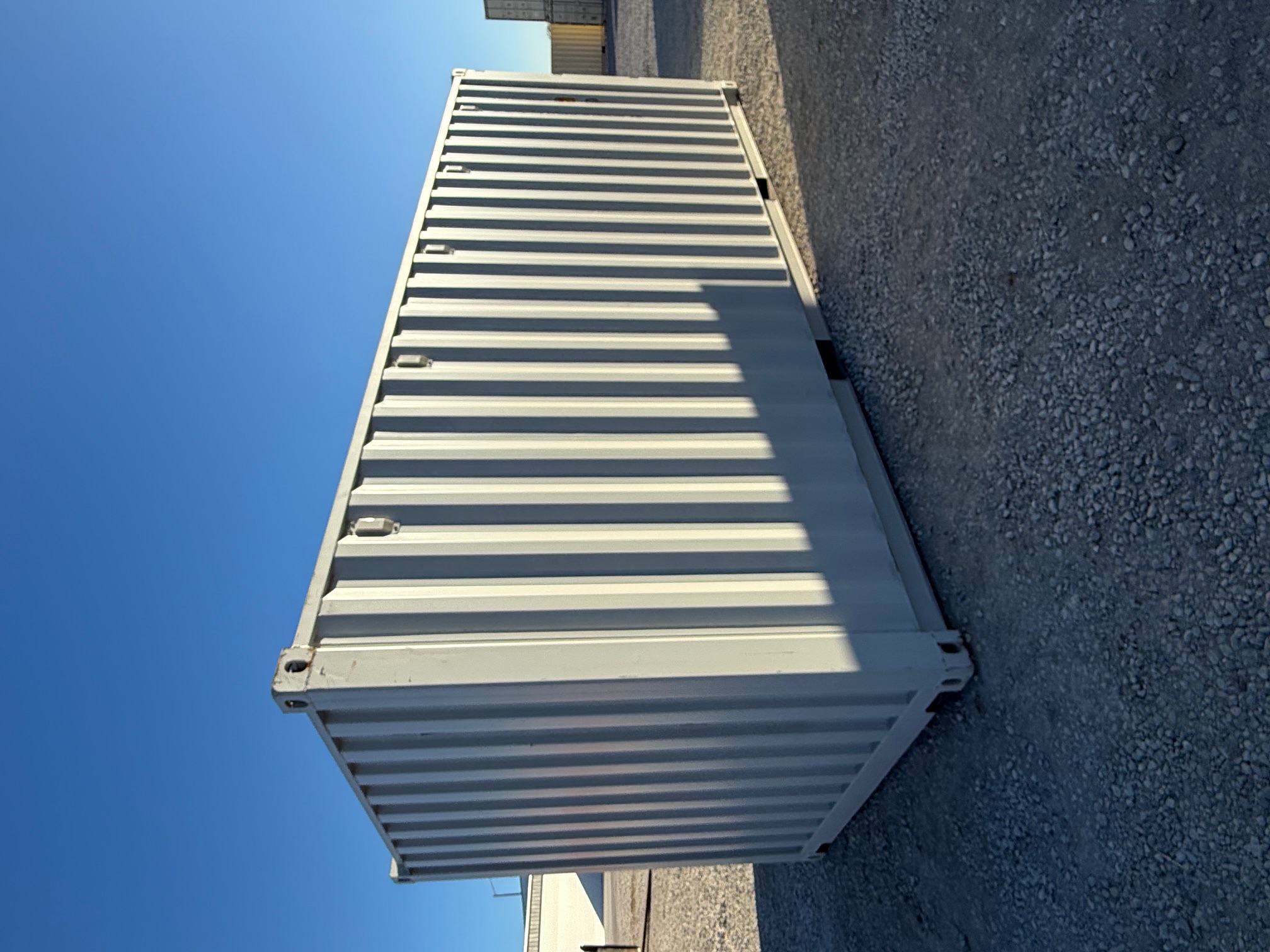 Rear corner view of the product