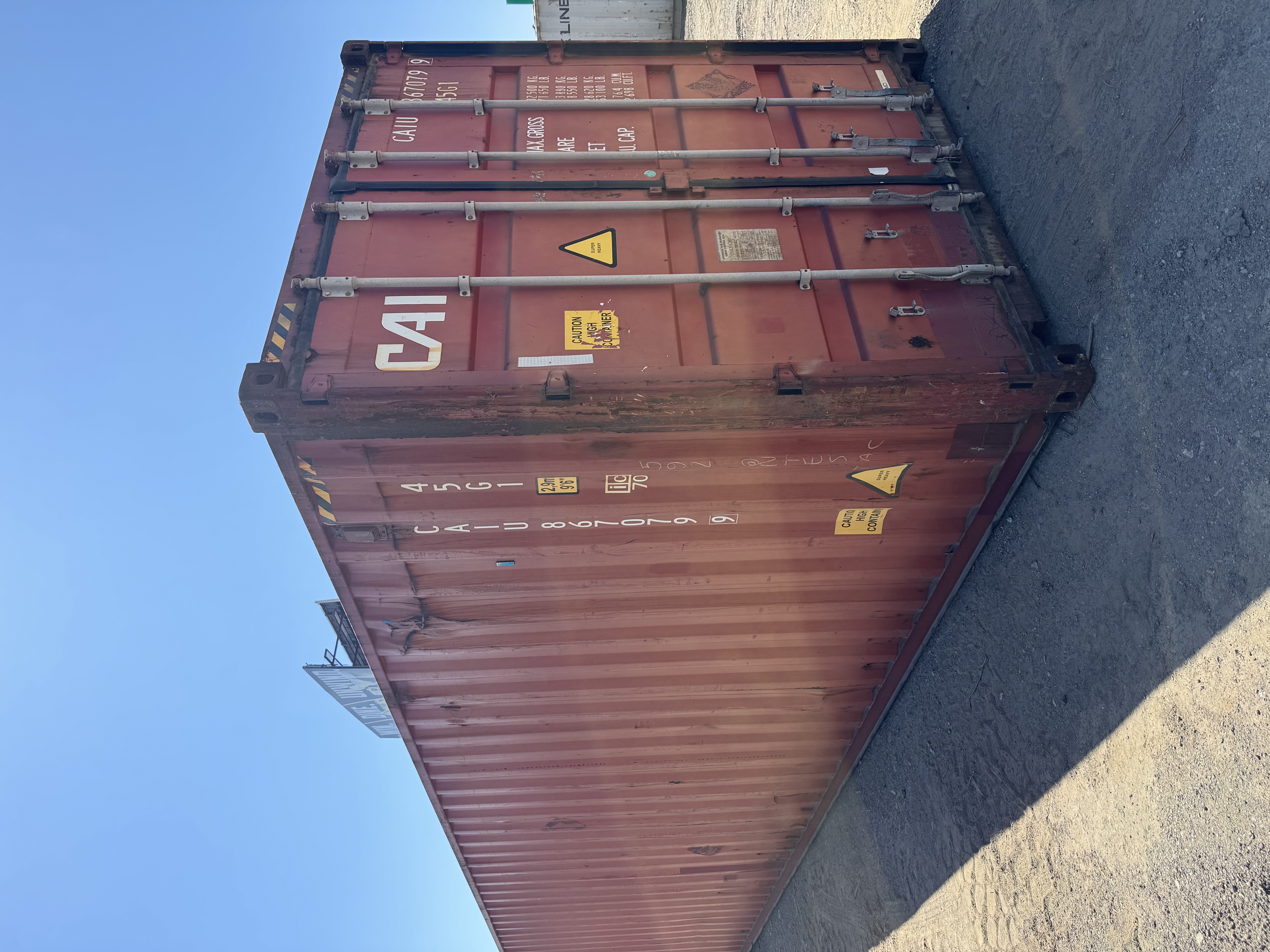 Front corner view of the product