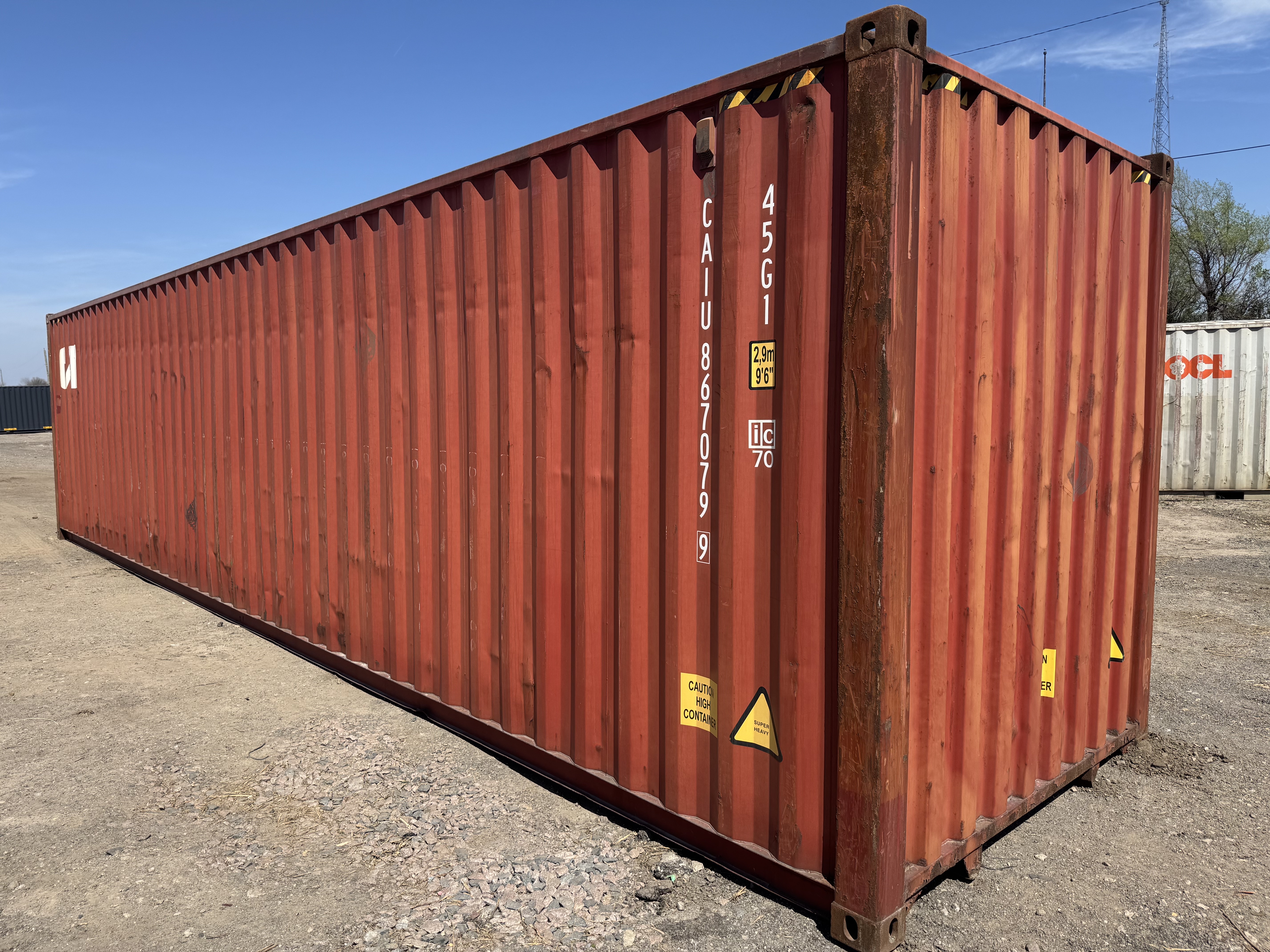 Rear corner view of the product