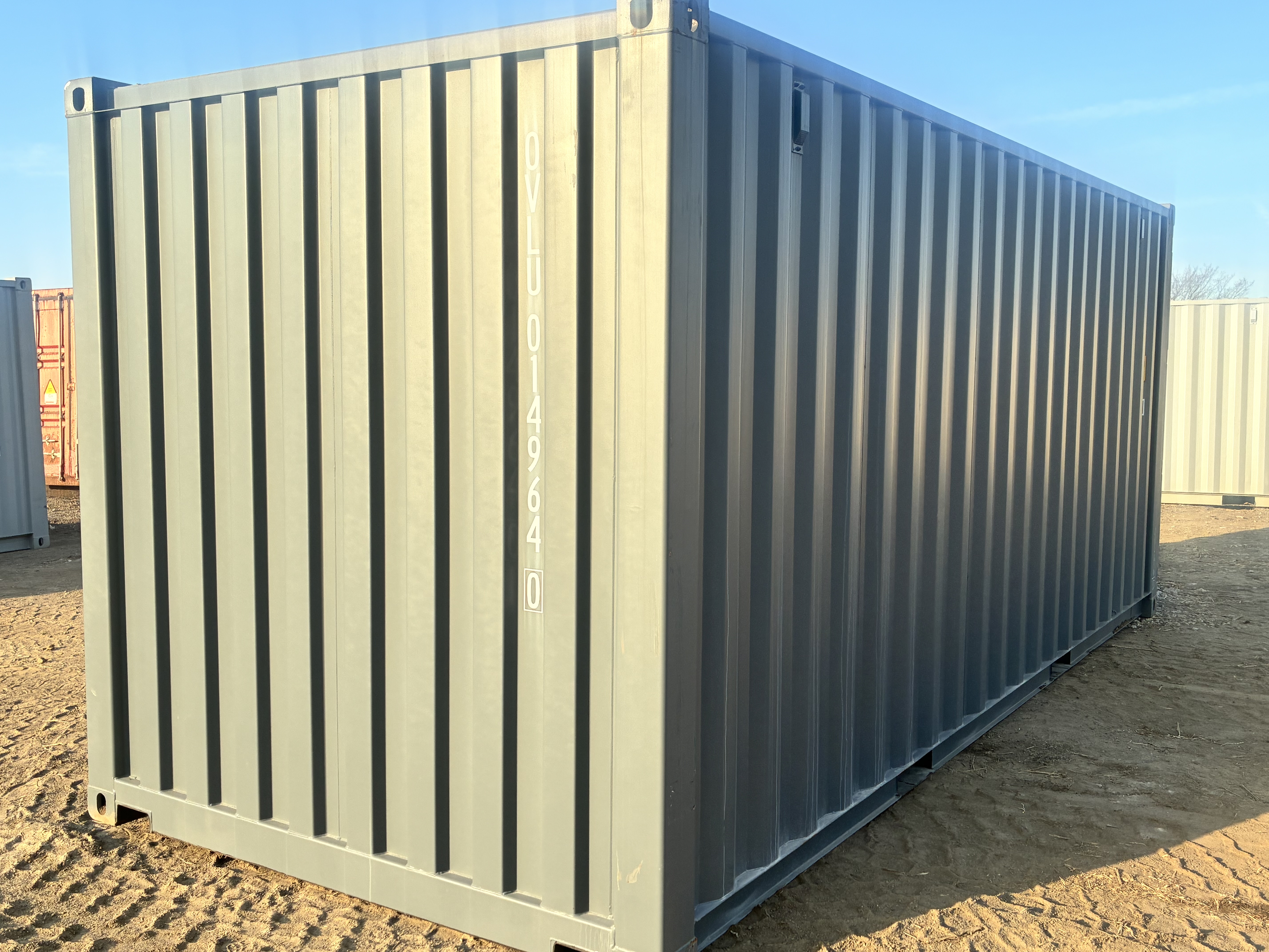 Rear corner view of the product