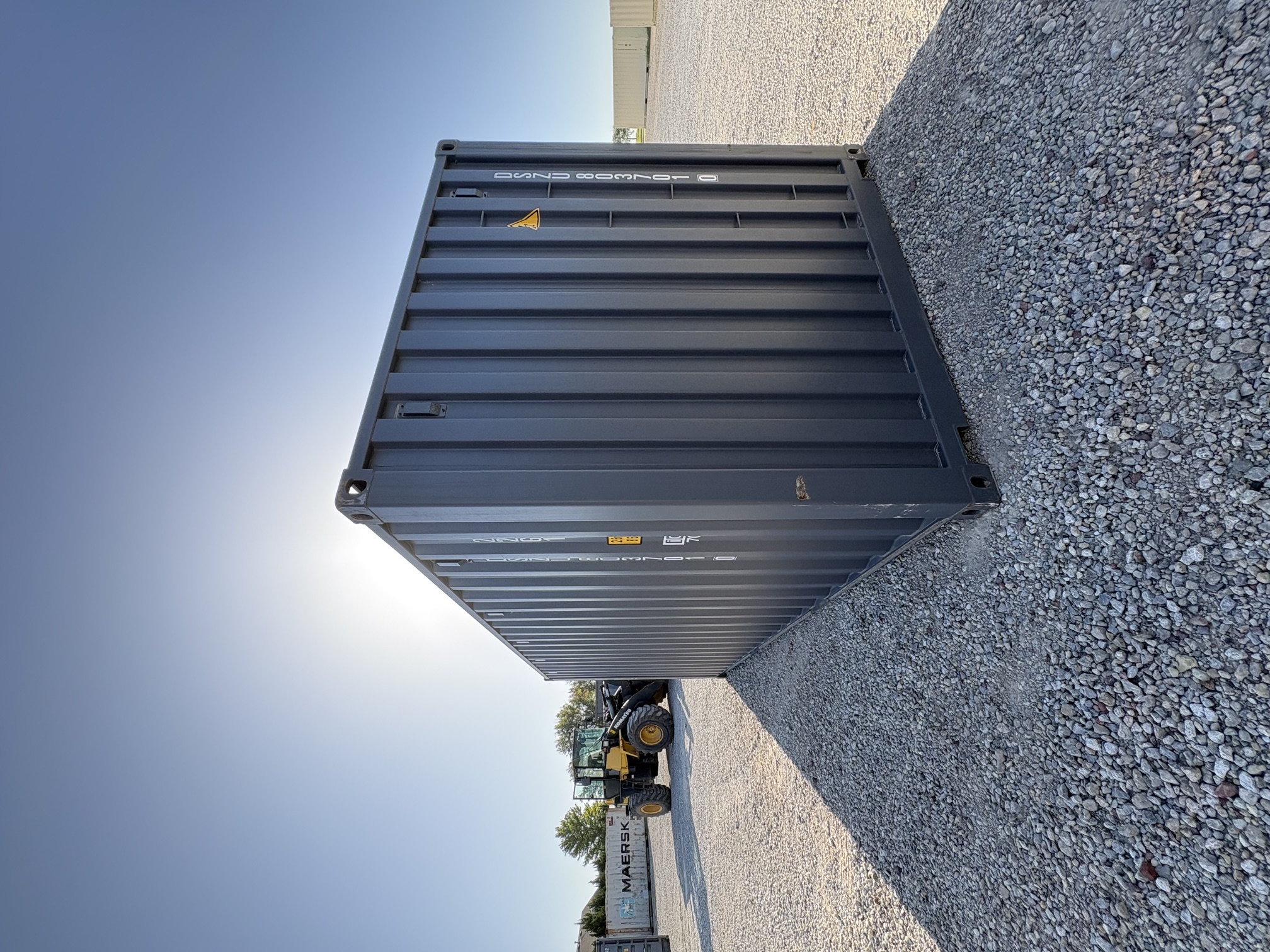 Rear corner view of the product