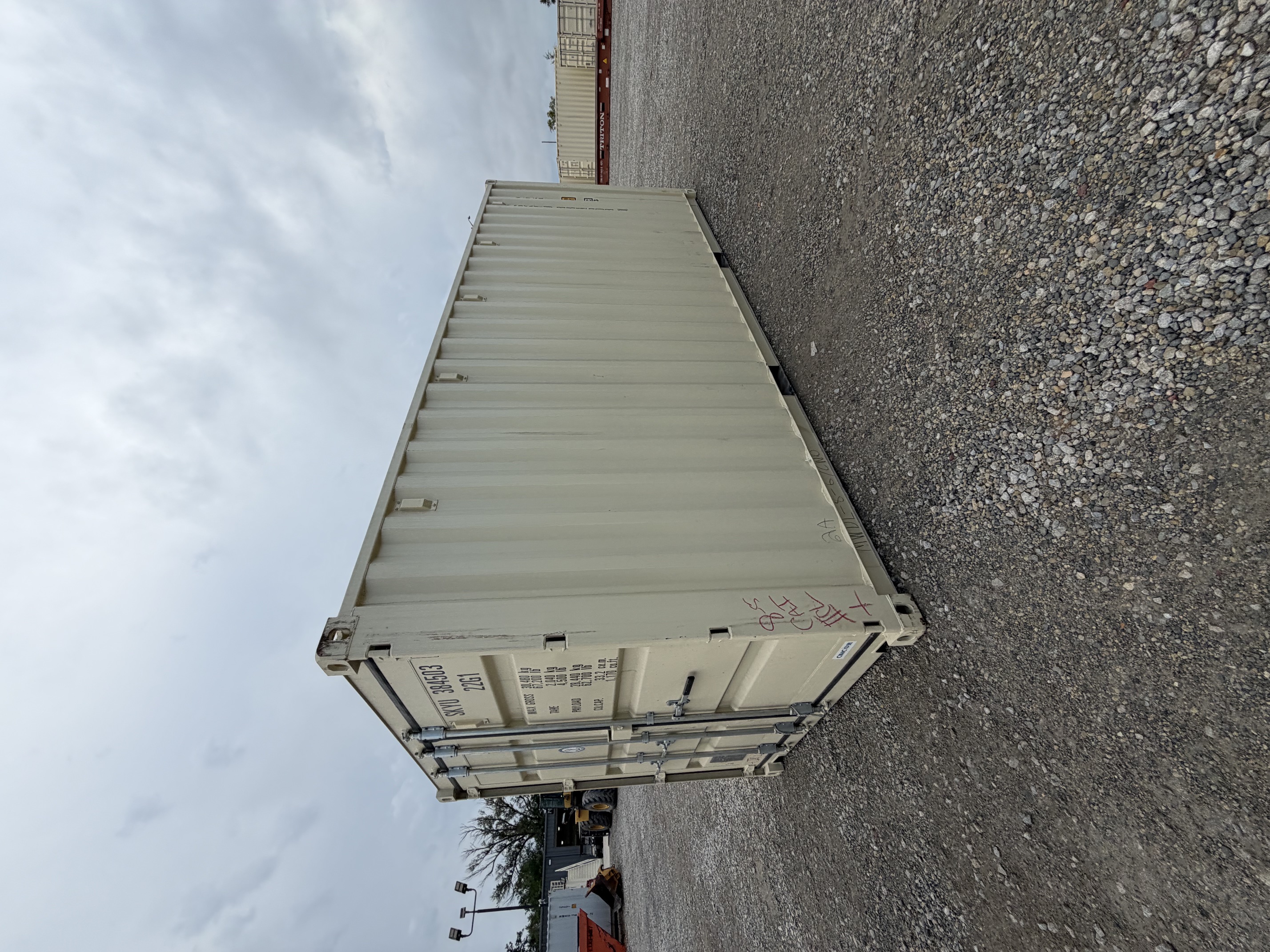 Front corner view of the product