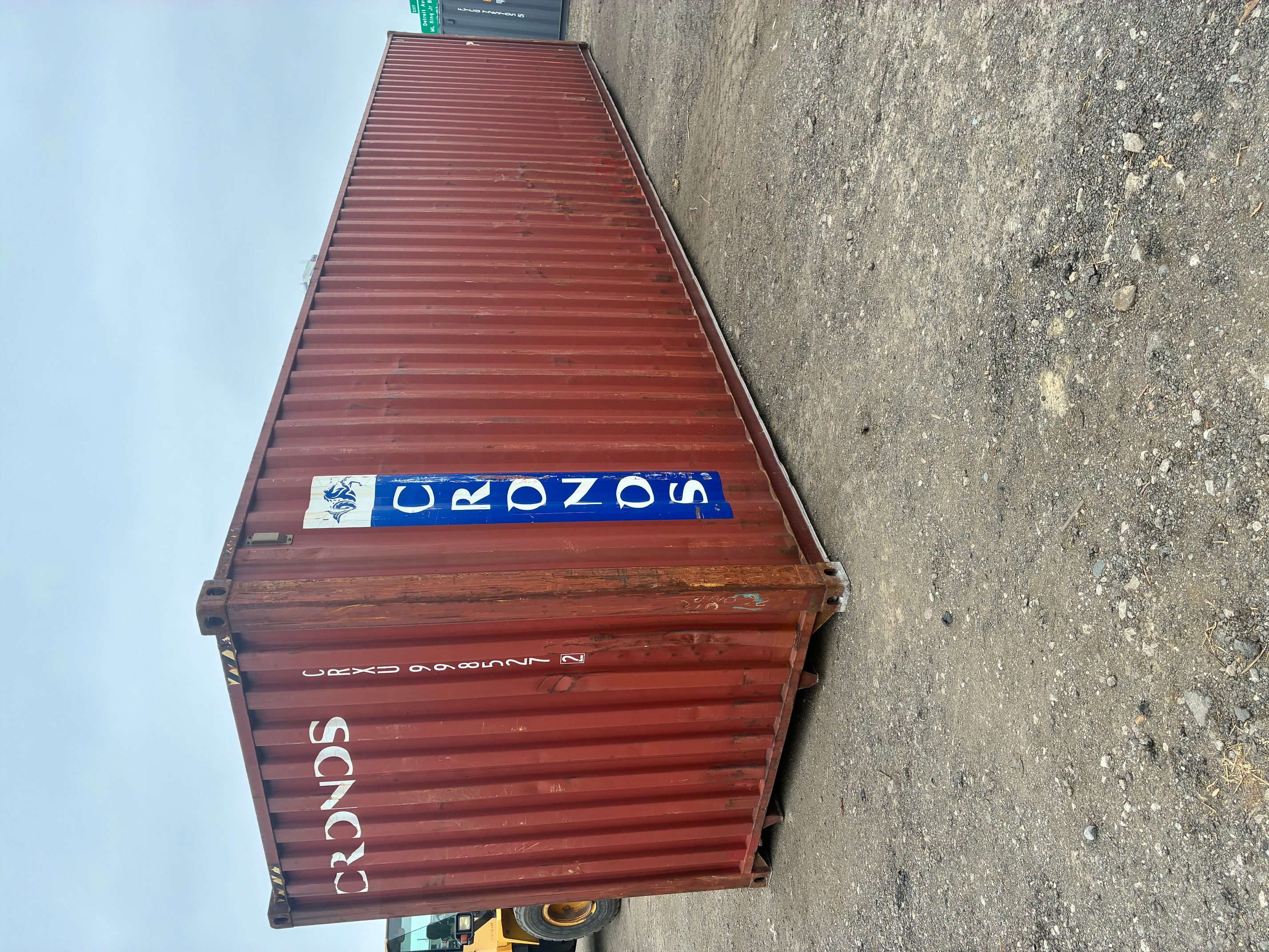 Rear corner view of the product