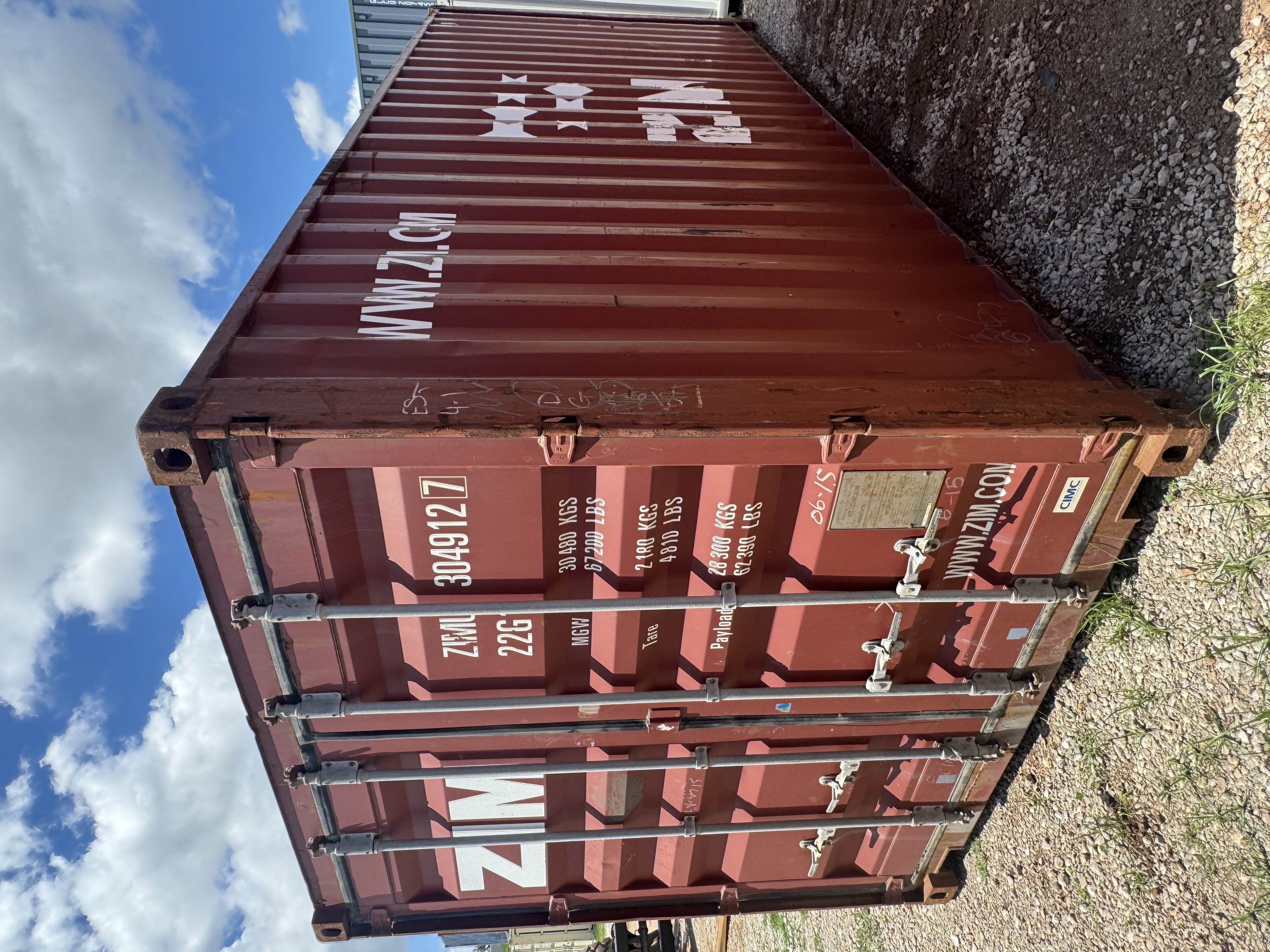 Front corner view of the product