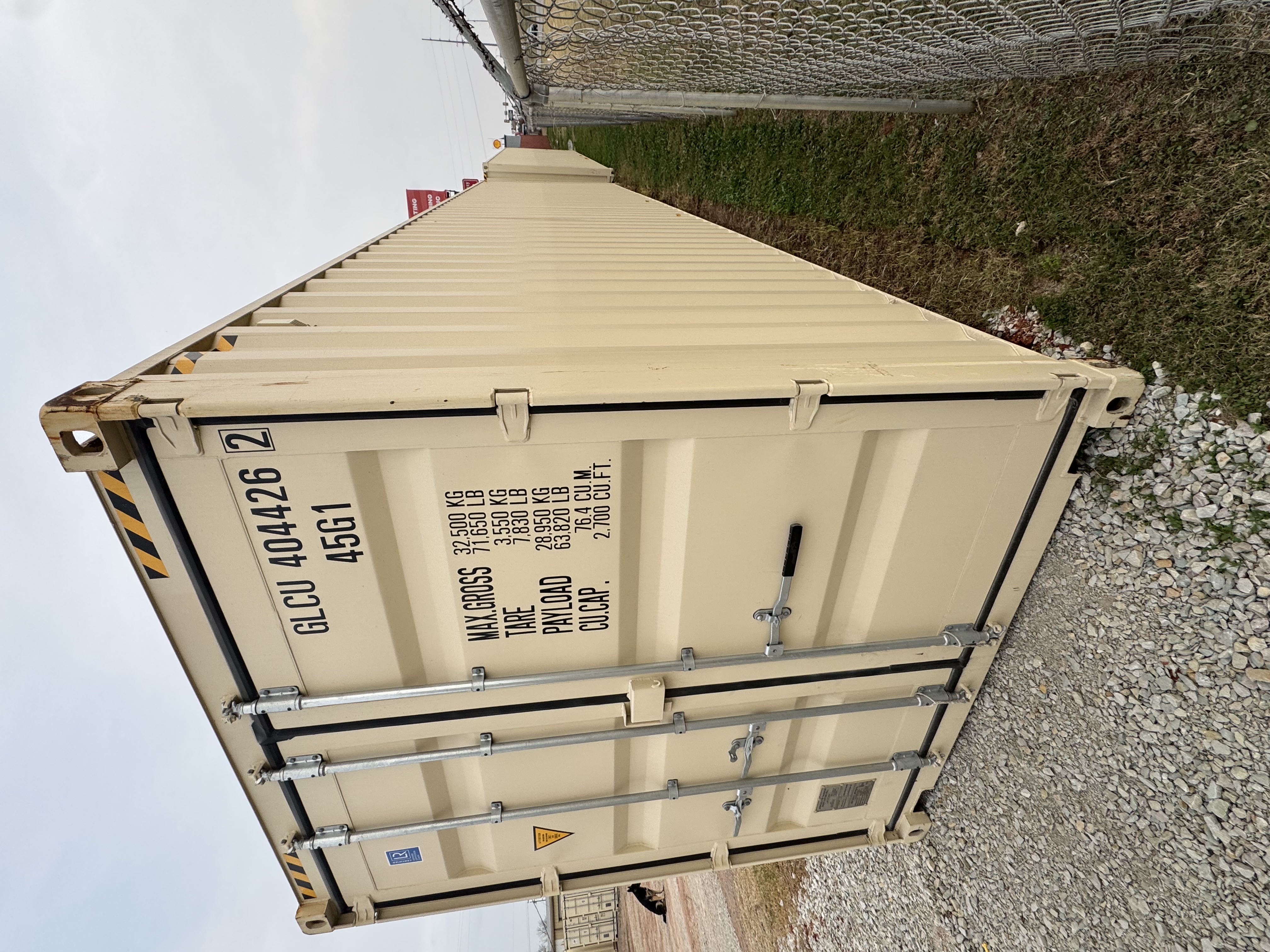 Rear corner view of the product