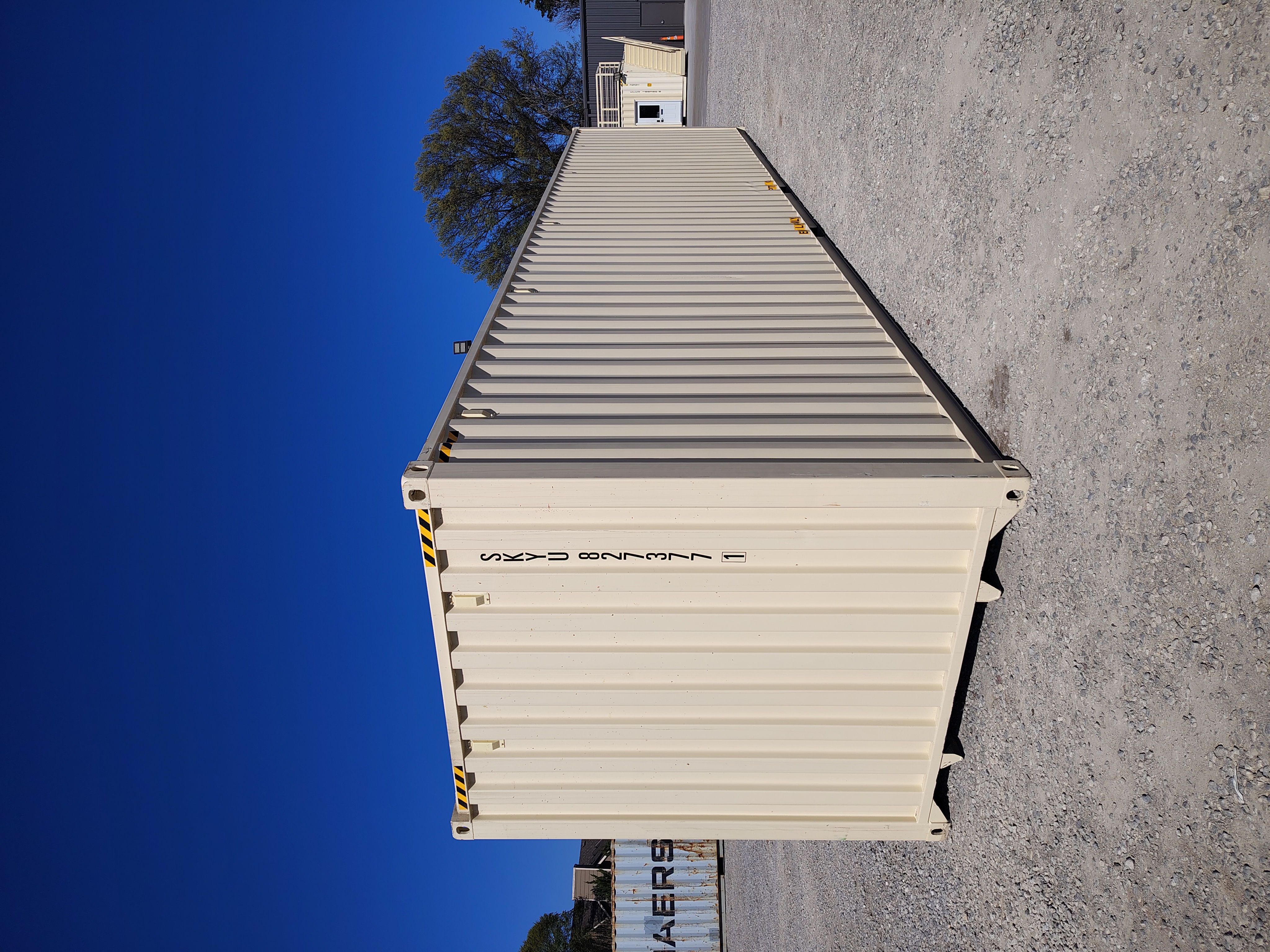 Rear corner view of the product