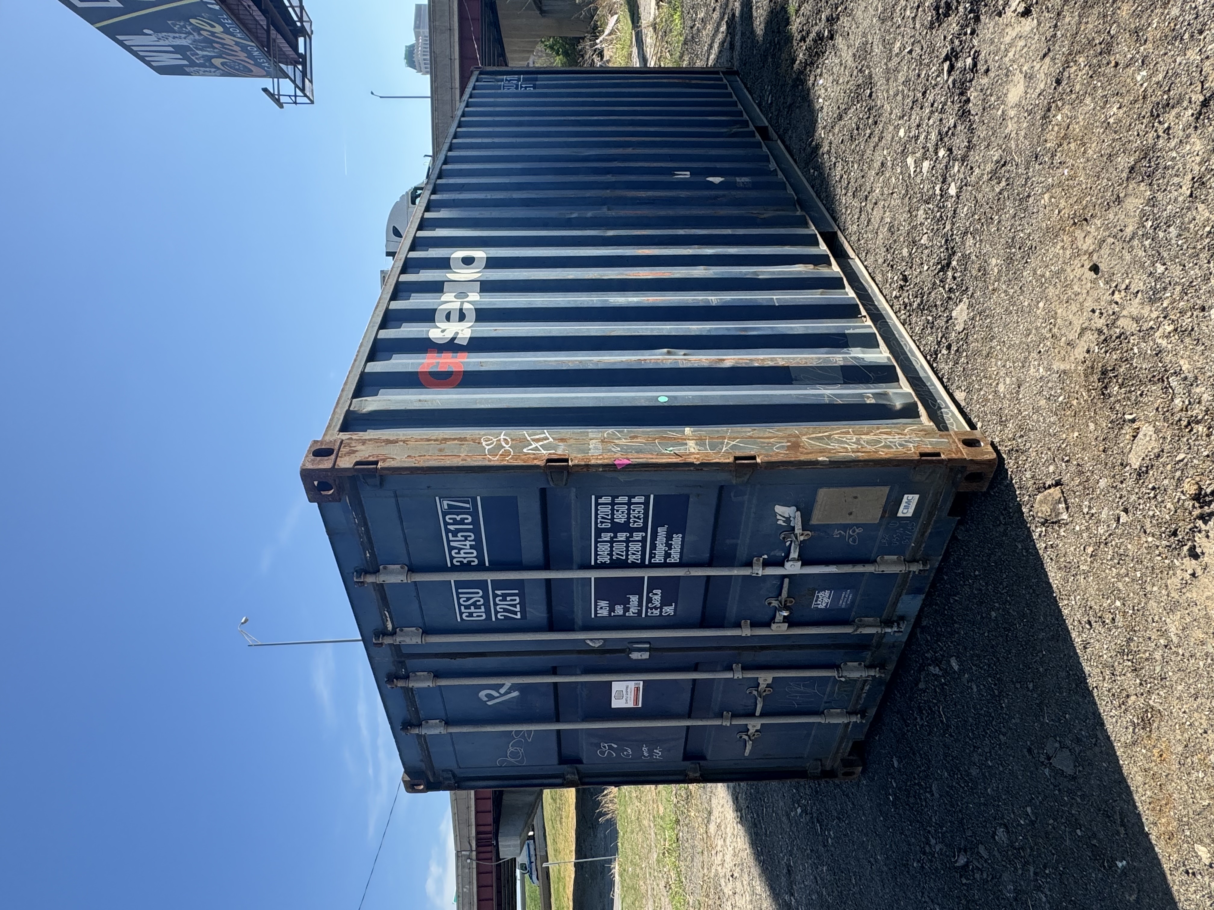 Front corner view of the product