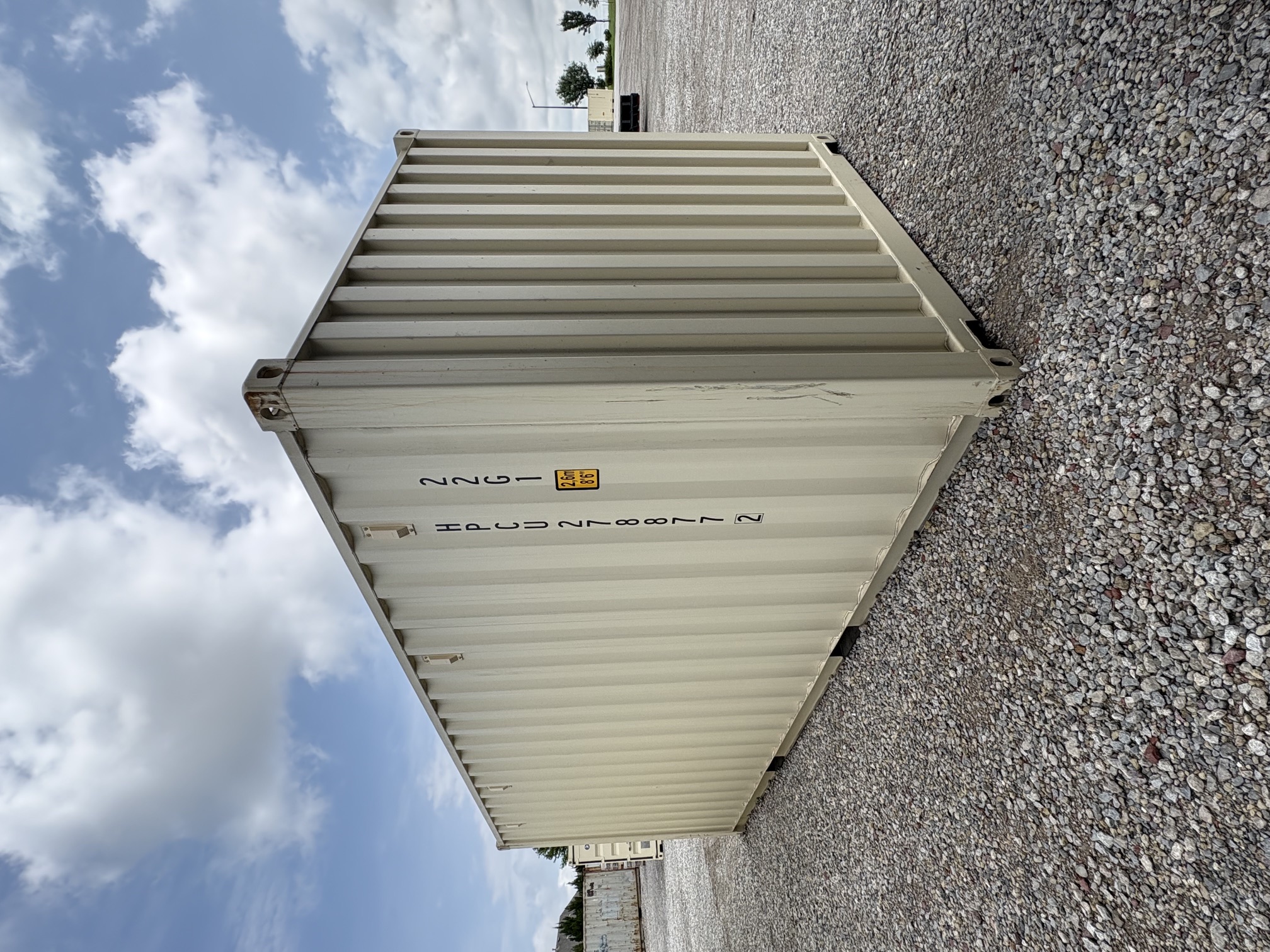Rear corner view of the product