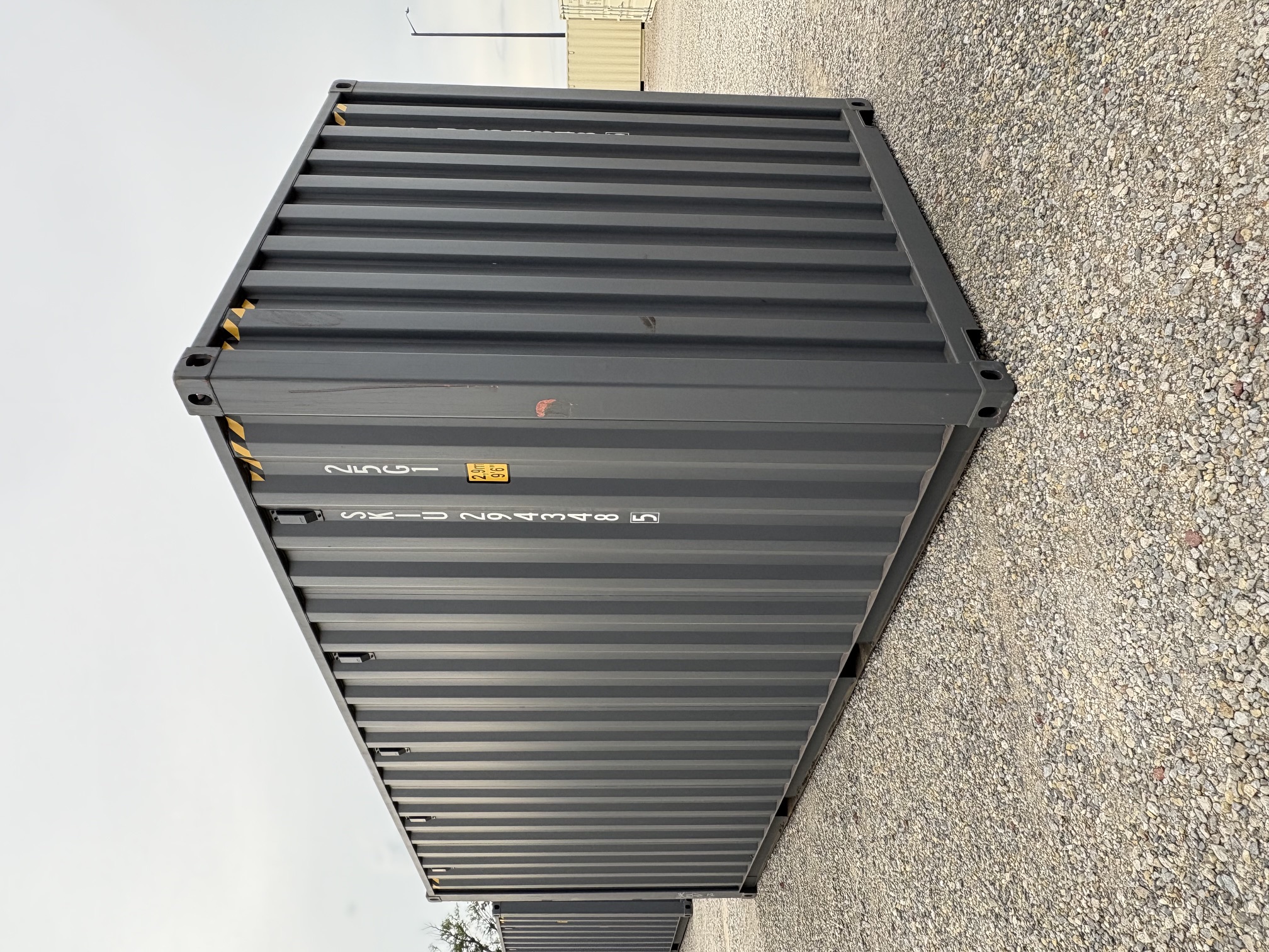 Rear corner view of the product