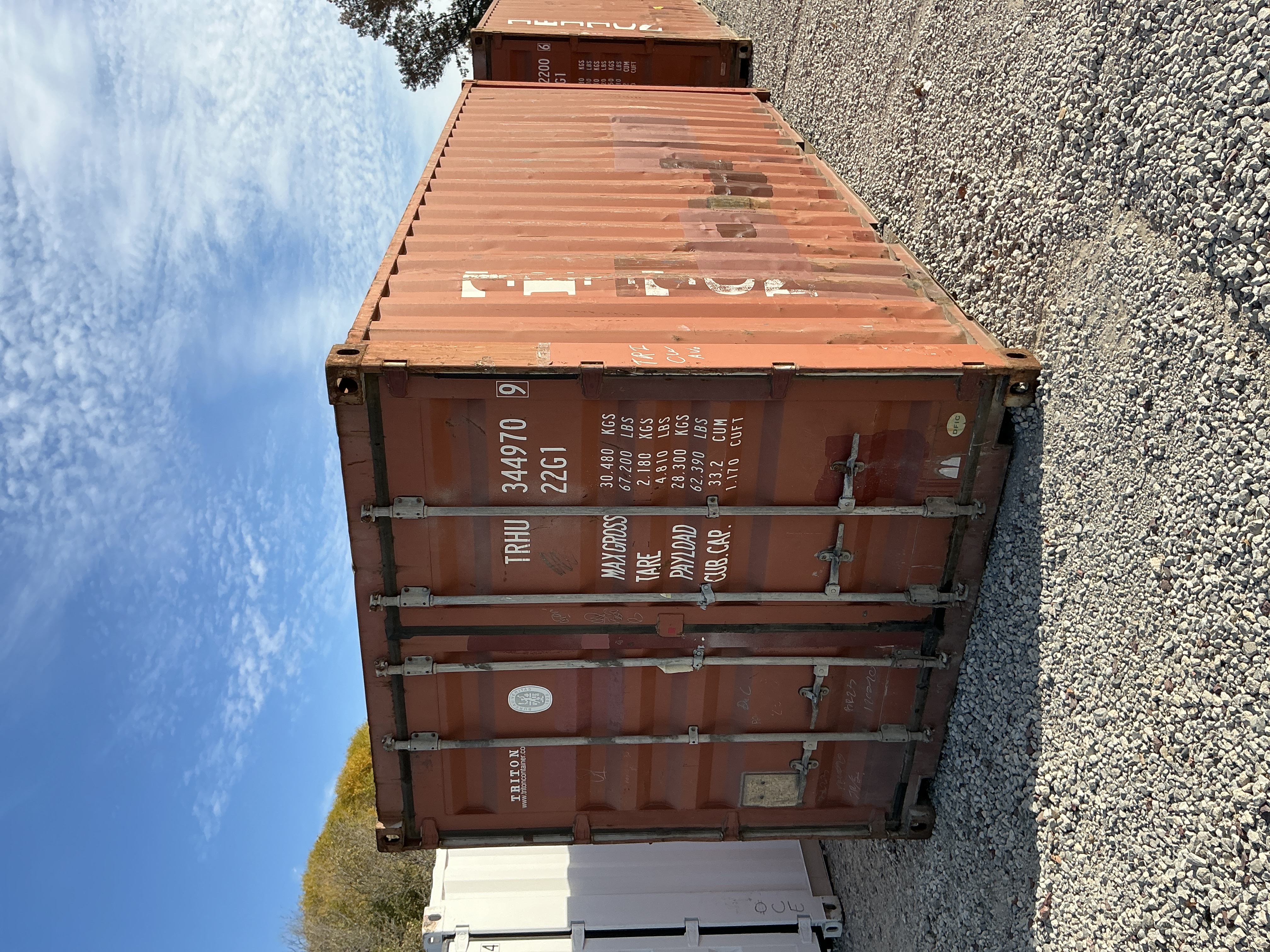 Front corner view of the product