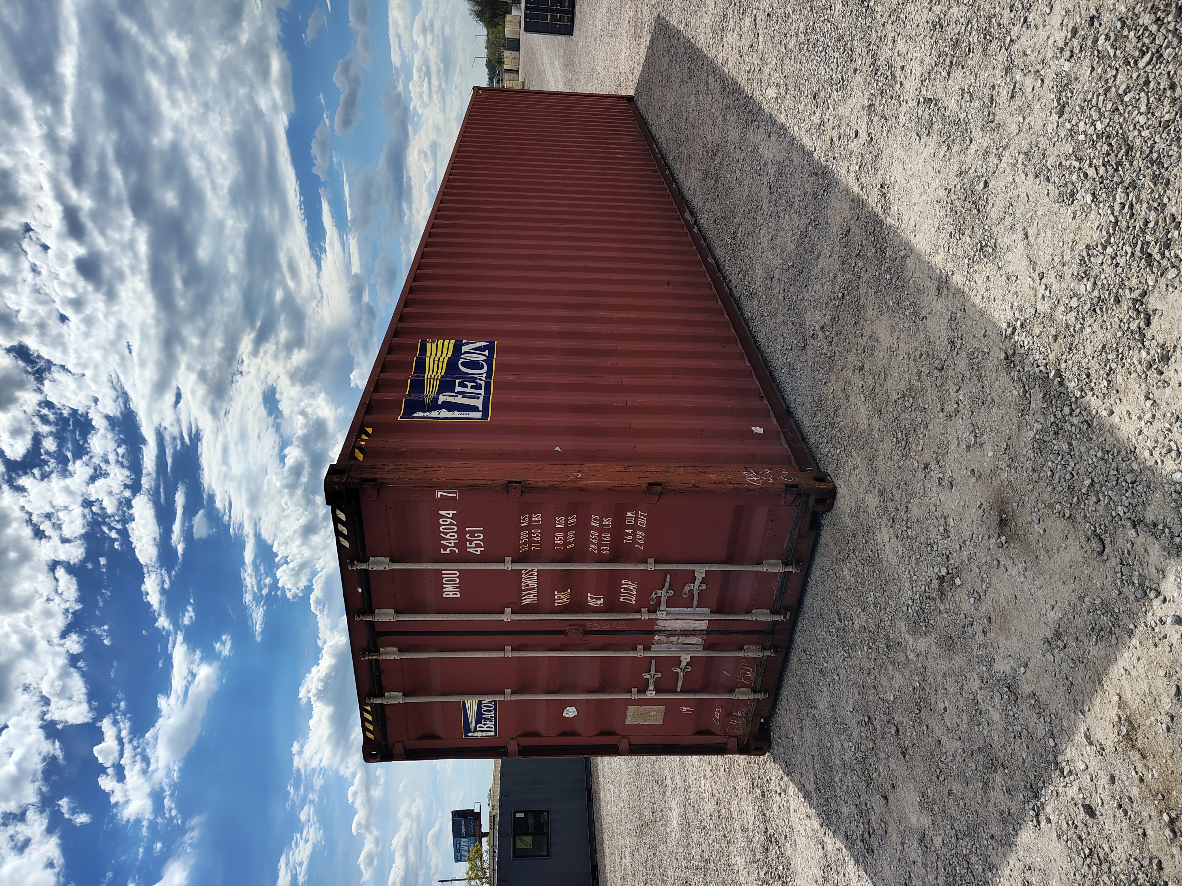 Front corner view of the product