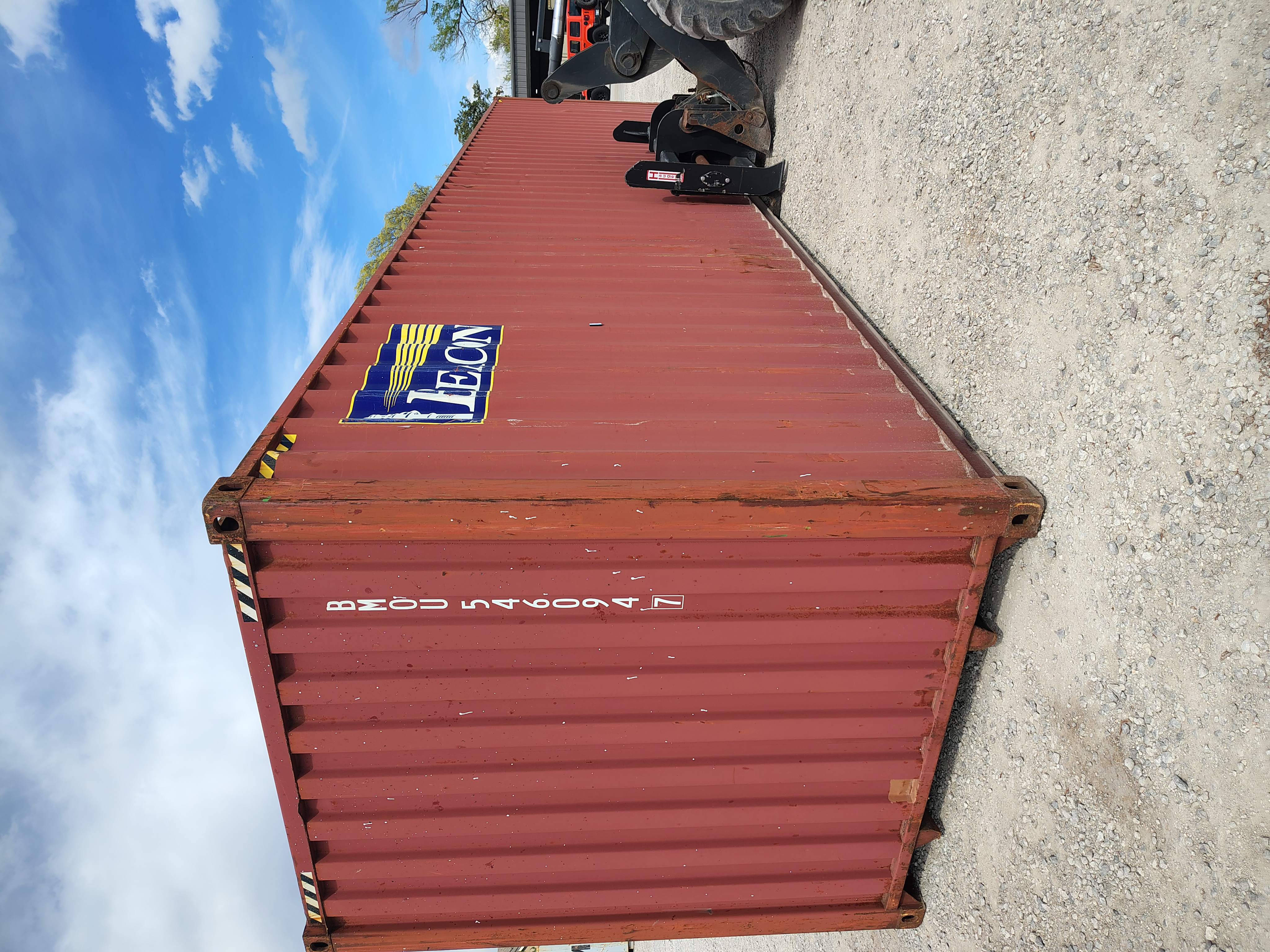 Rear corner view of the product