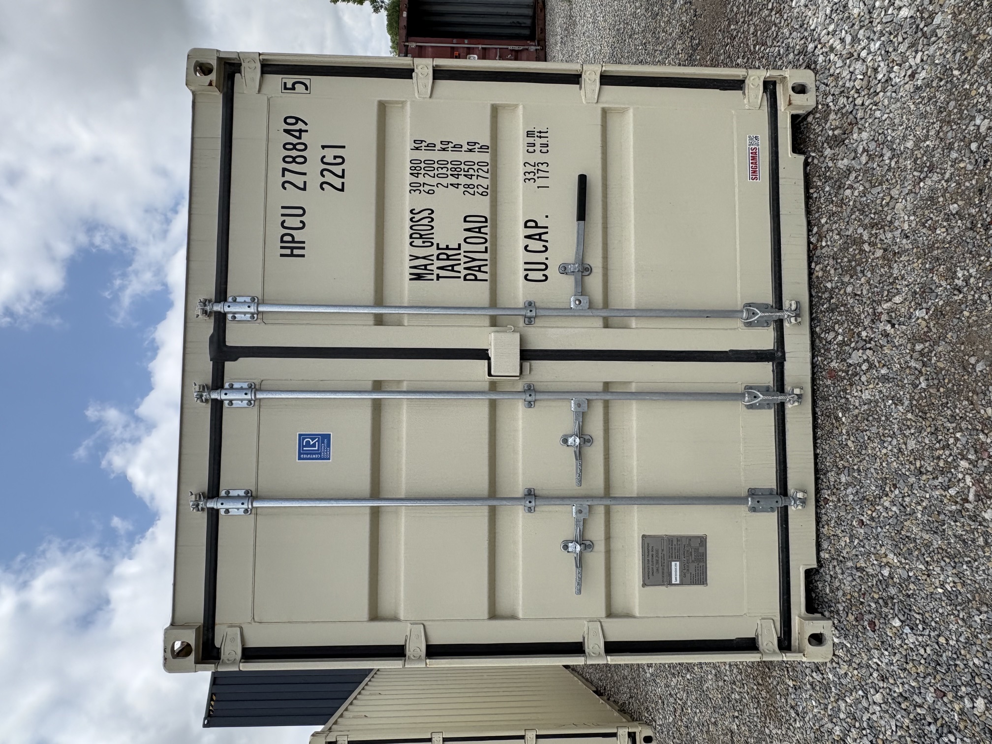 Front view of the product