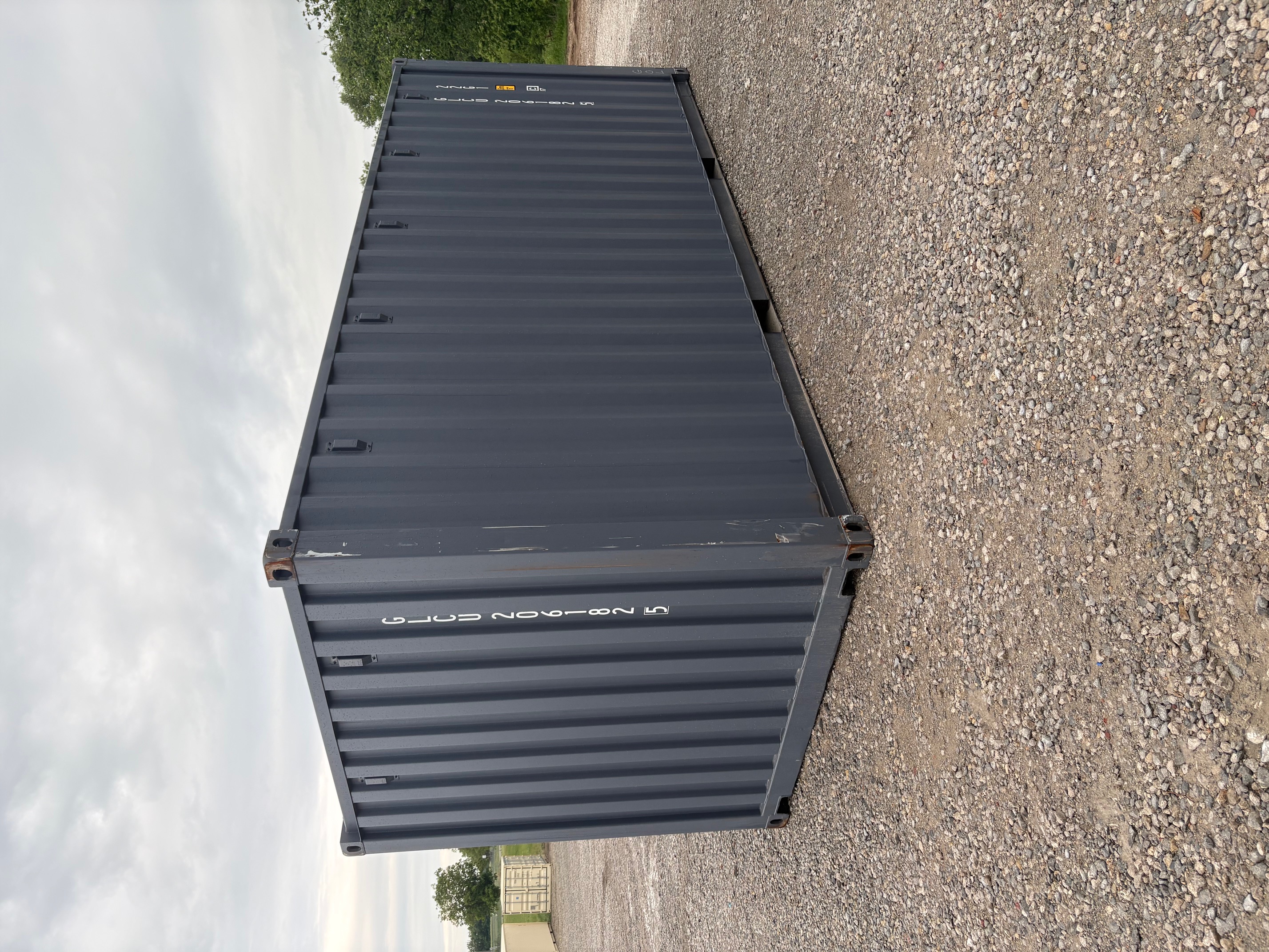 Rear corner view of the product
