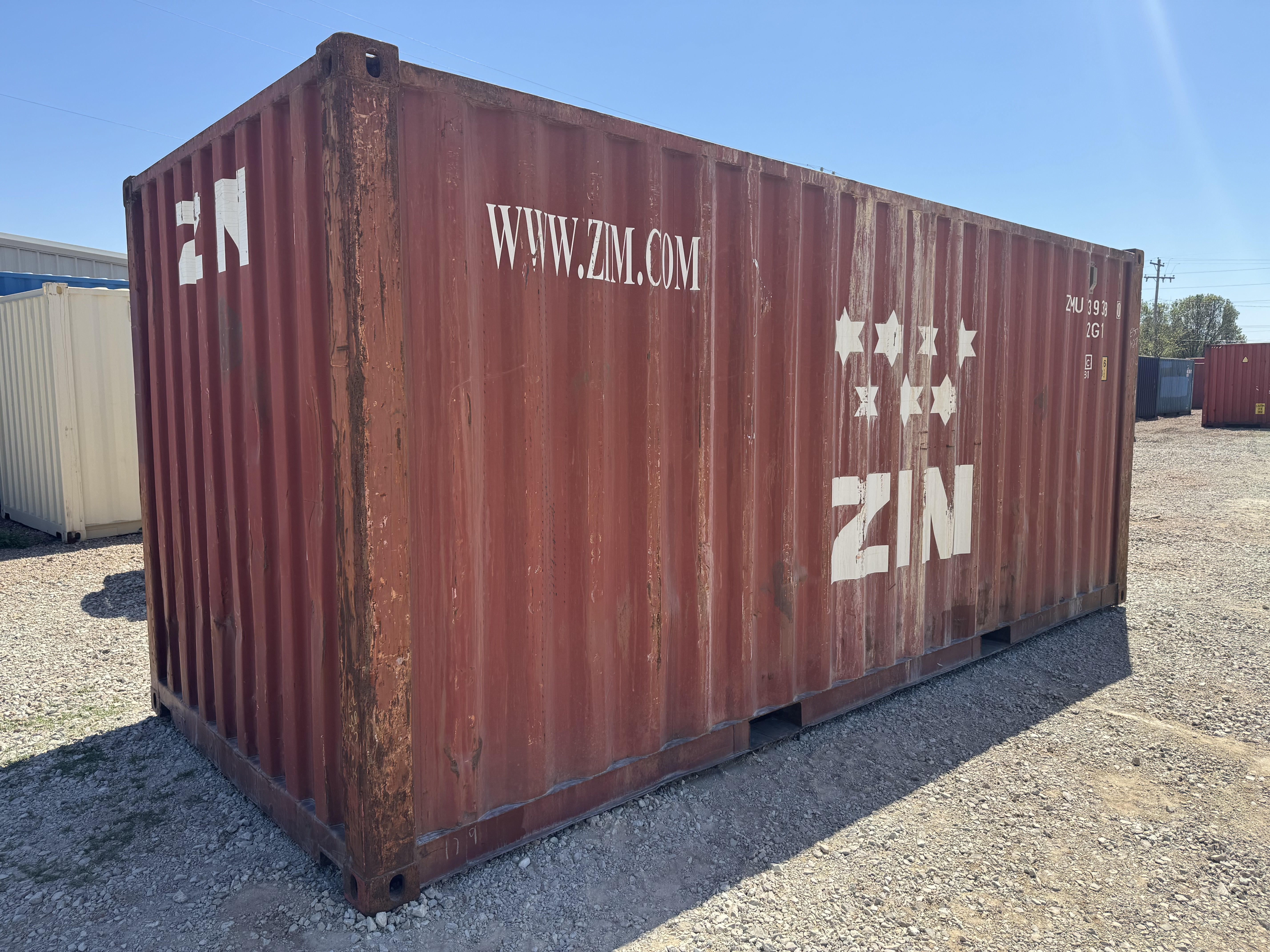 Front corner view of the product