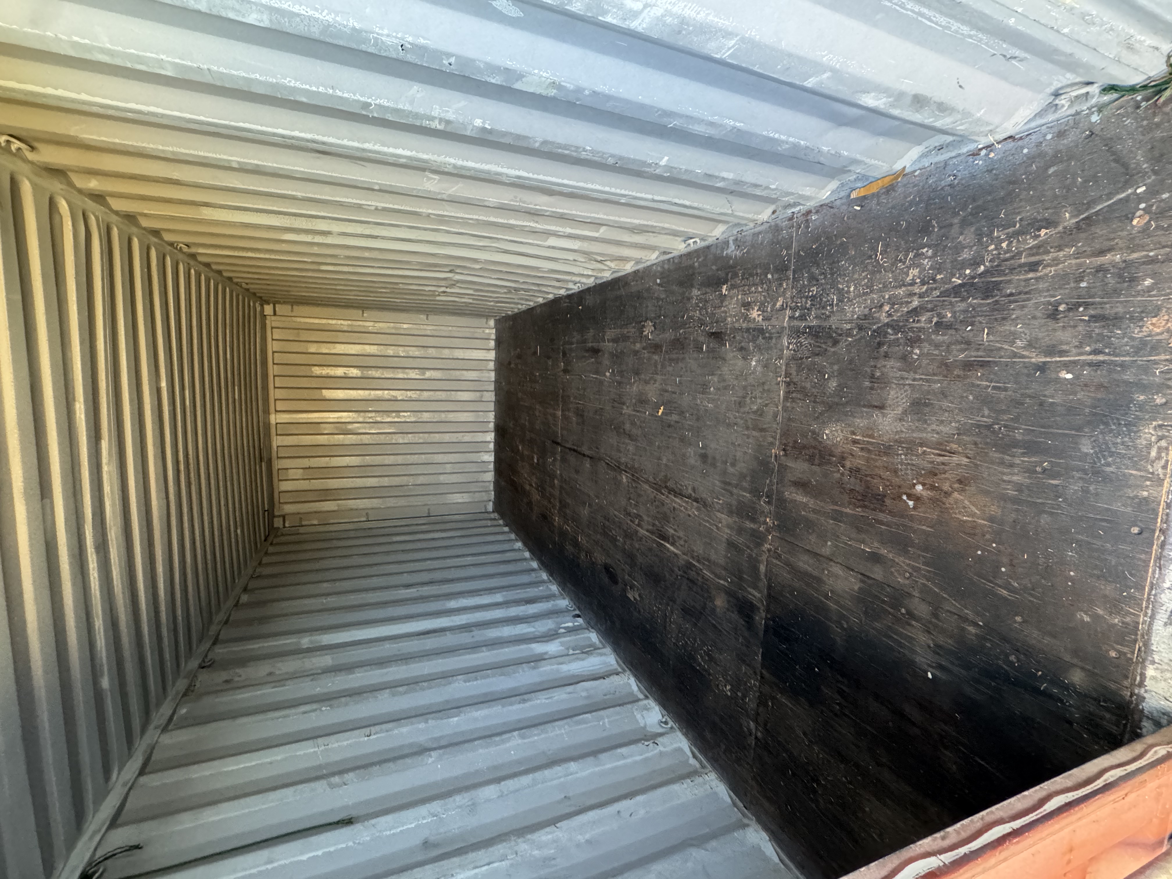 Rear corner view of the product