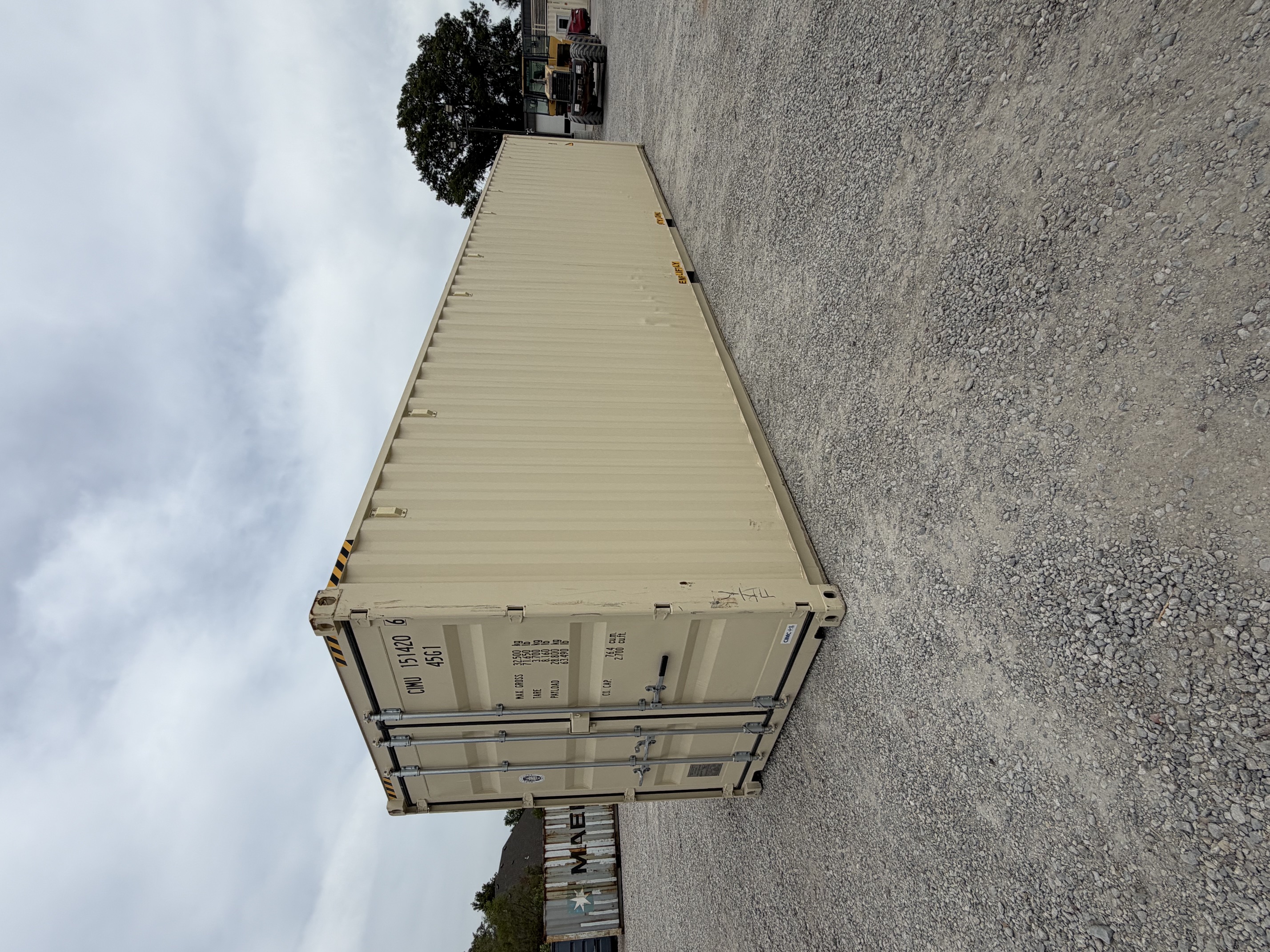 Front corner view of the product