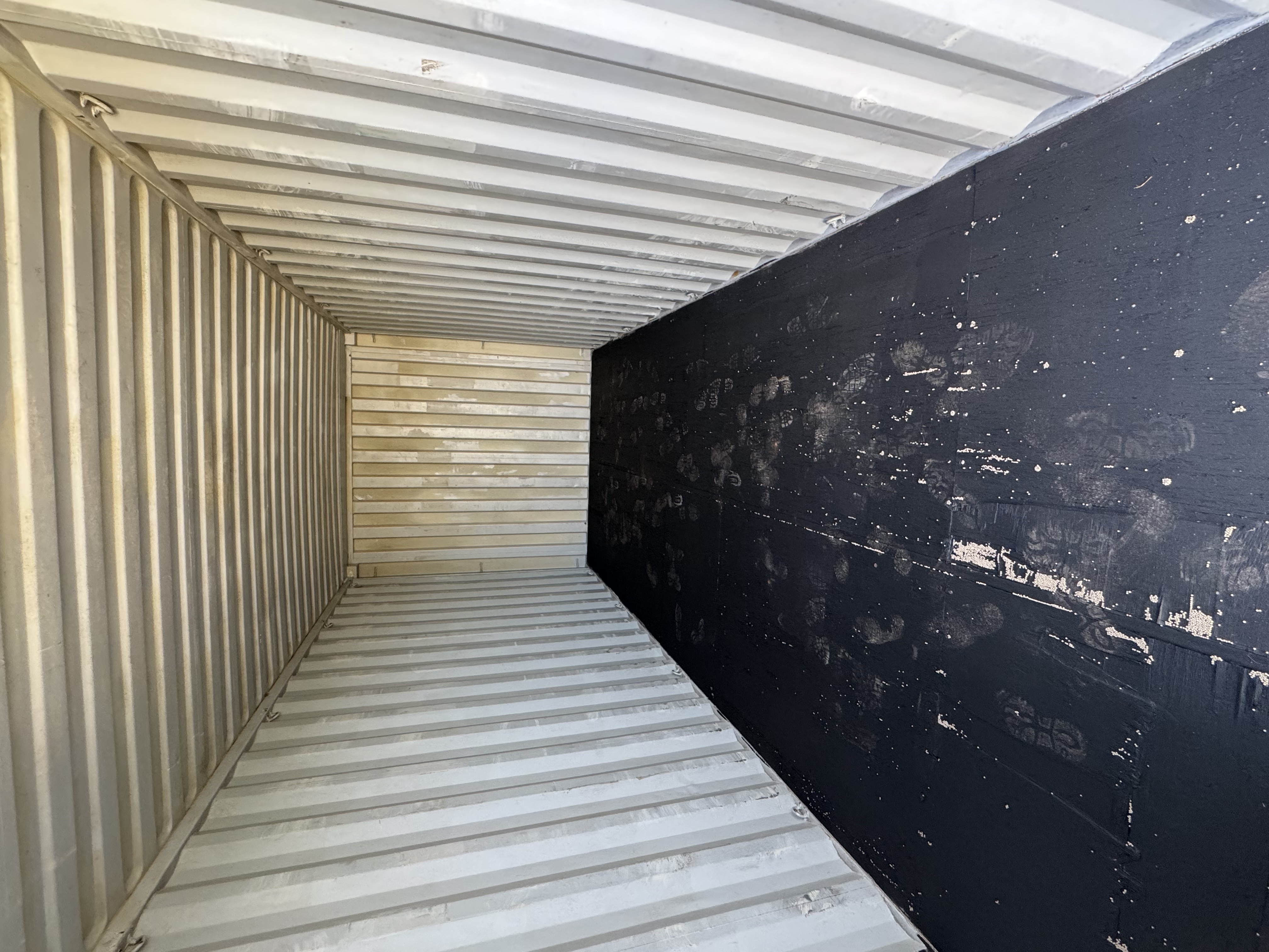 Rear corner view of the product