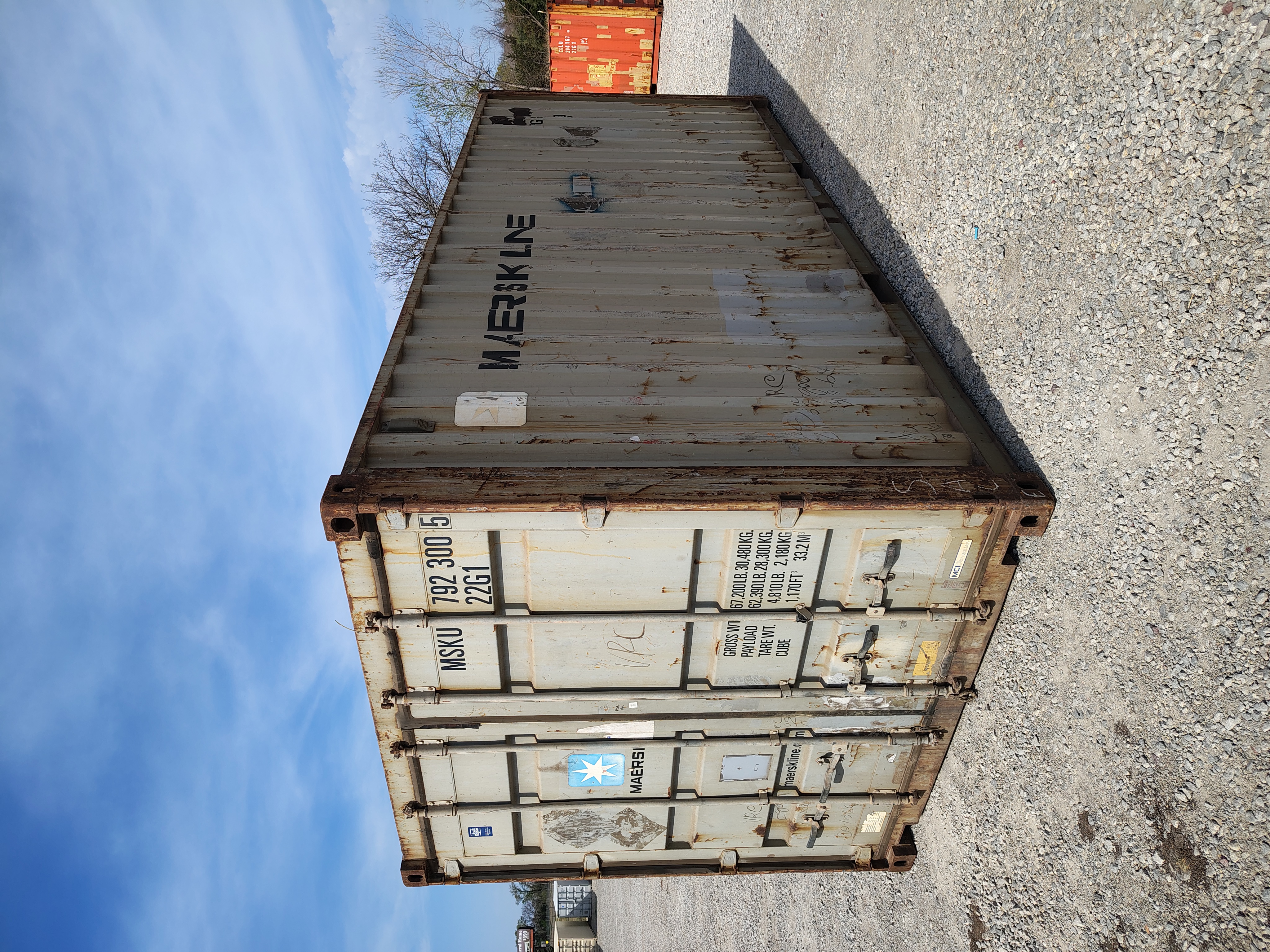 Front corner view of the product