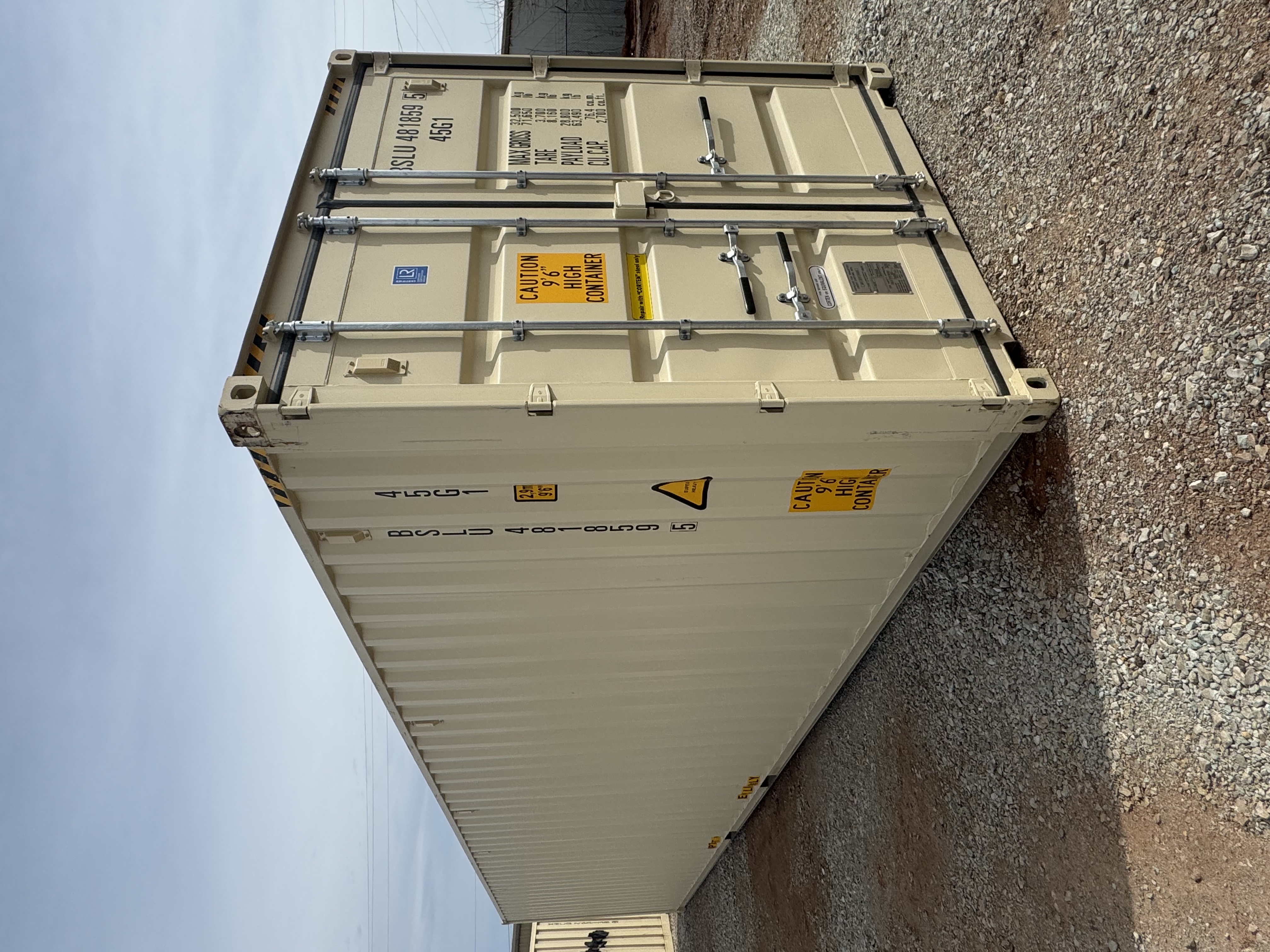 Front corner view of the product