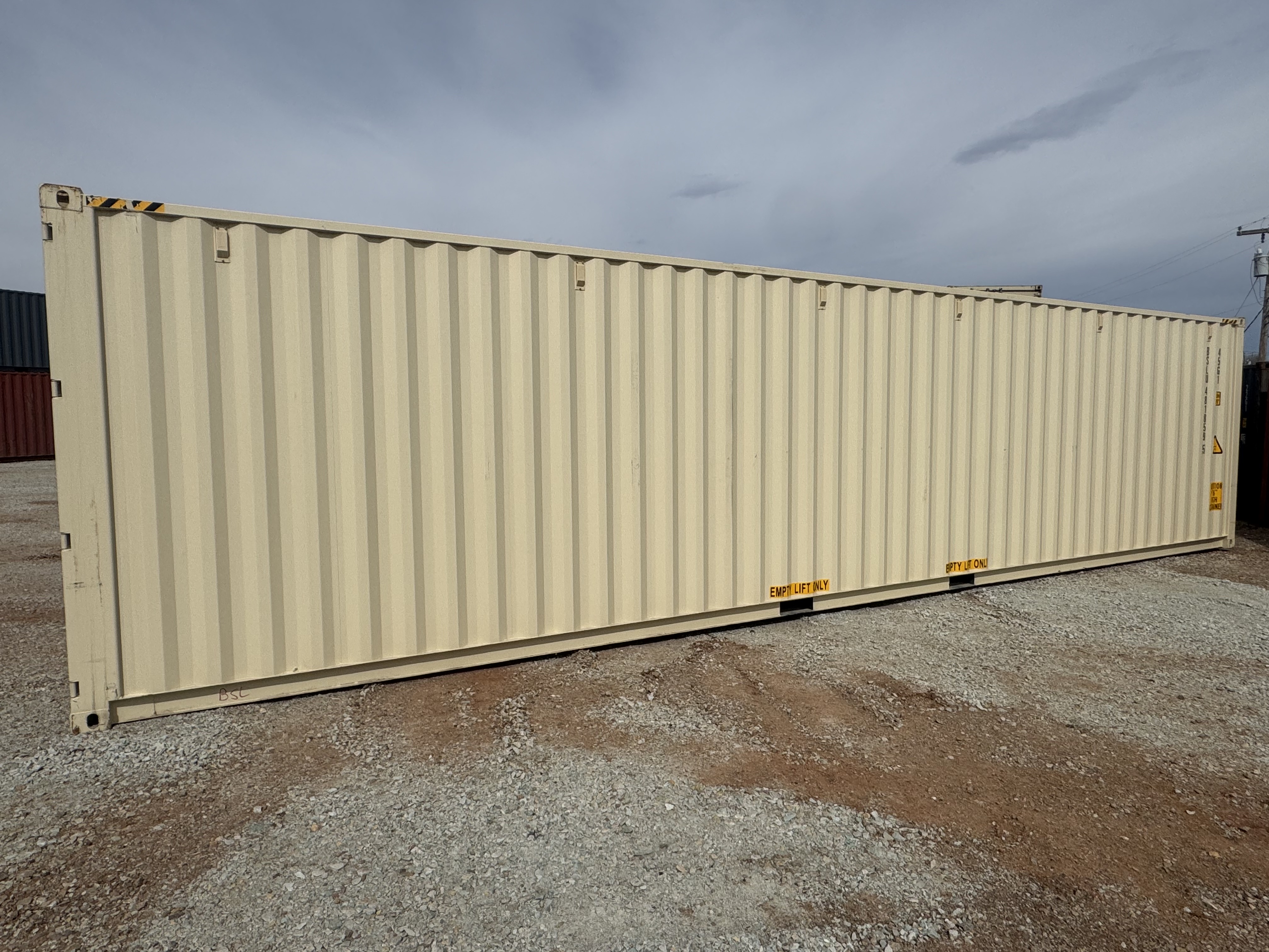 Rear corner view of the product