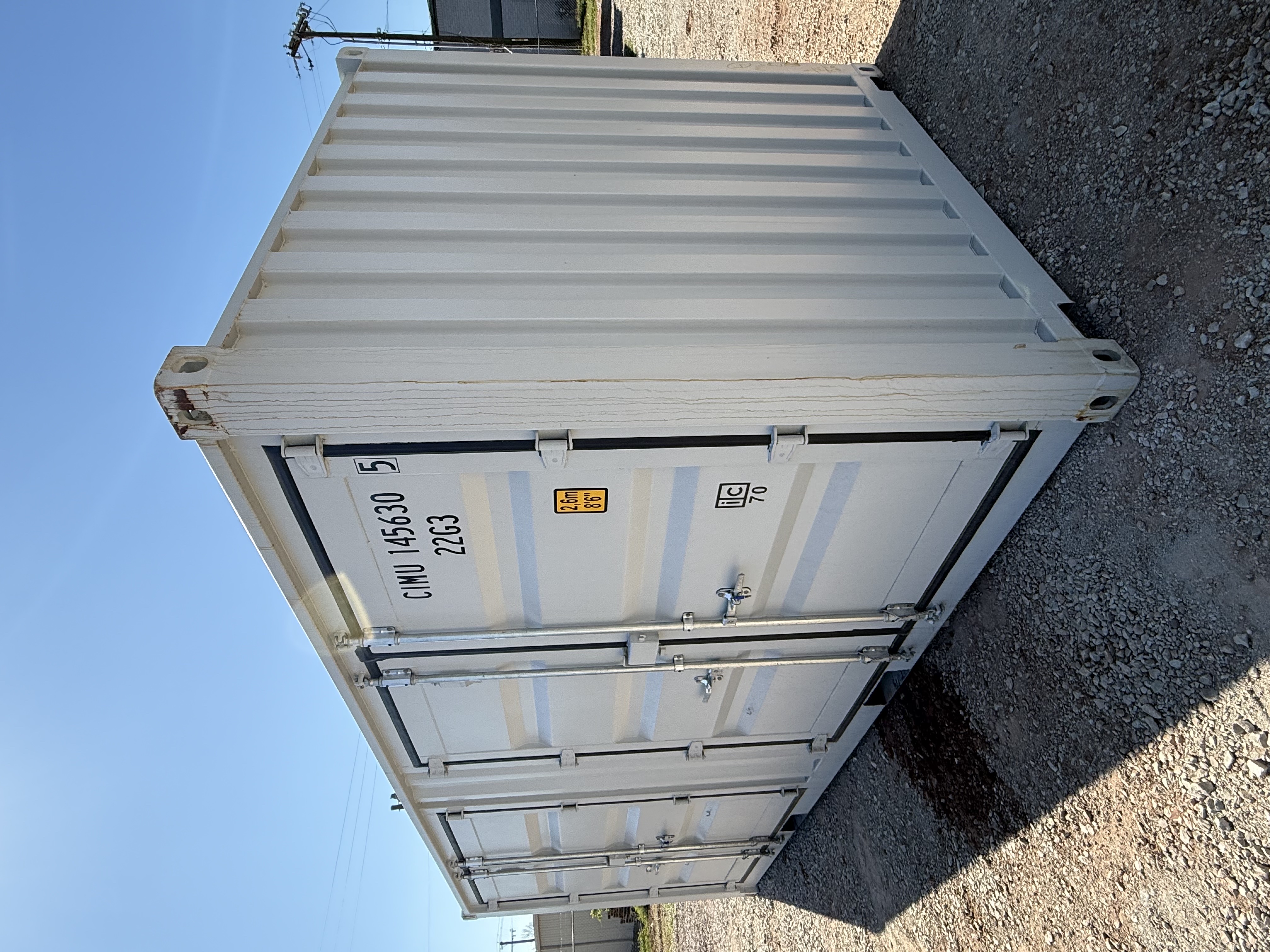 Front corner view of the product