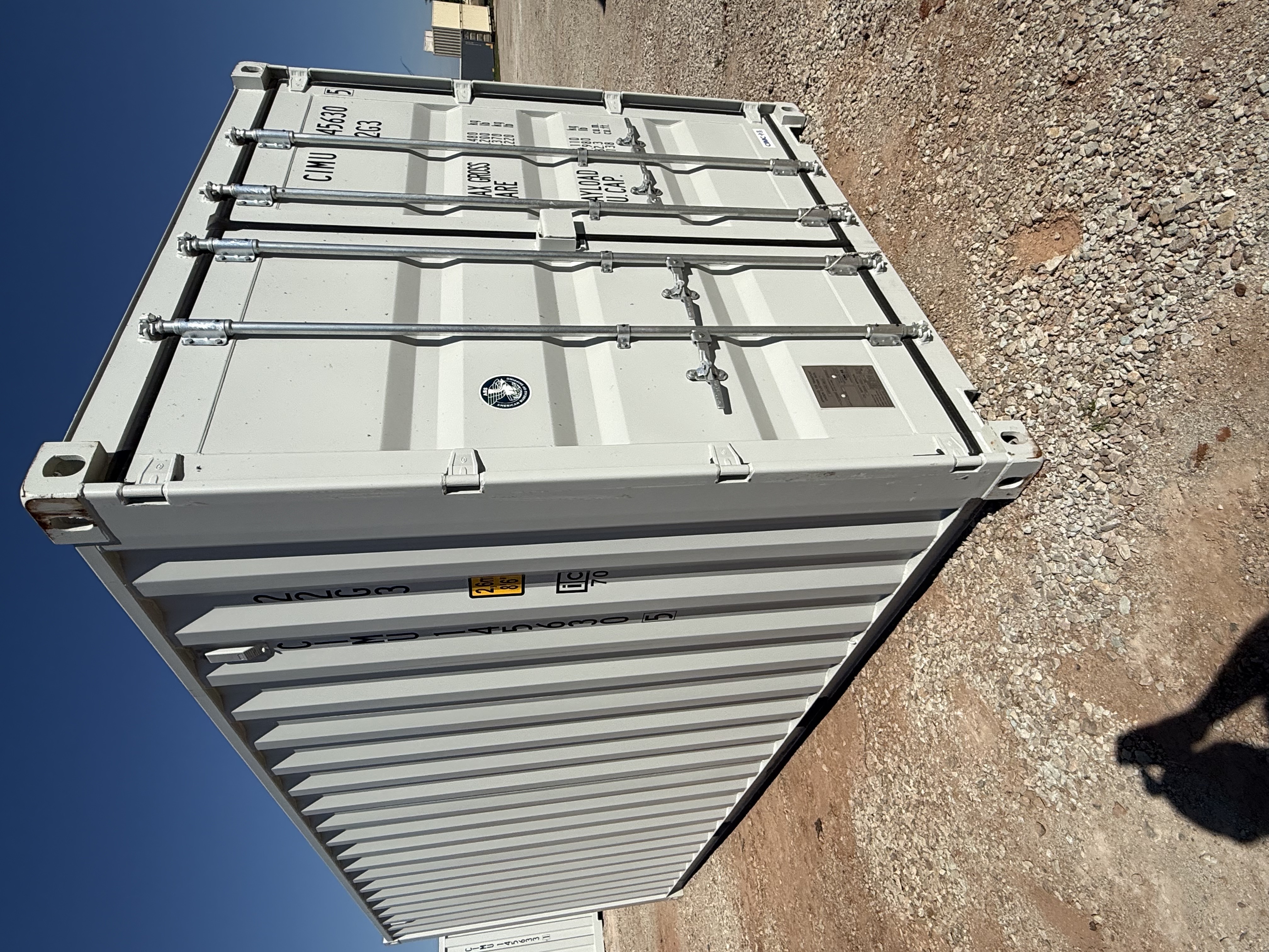 Rear corner view of the product