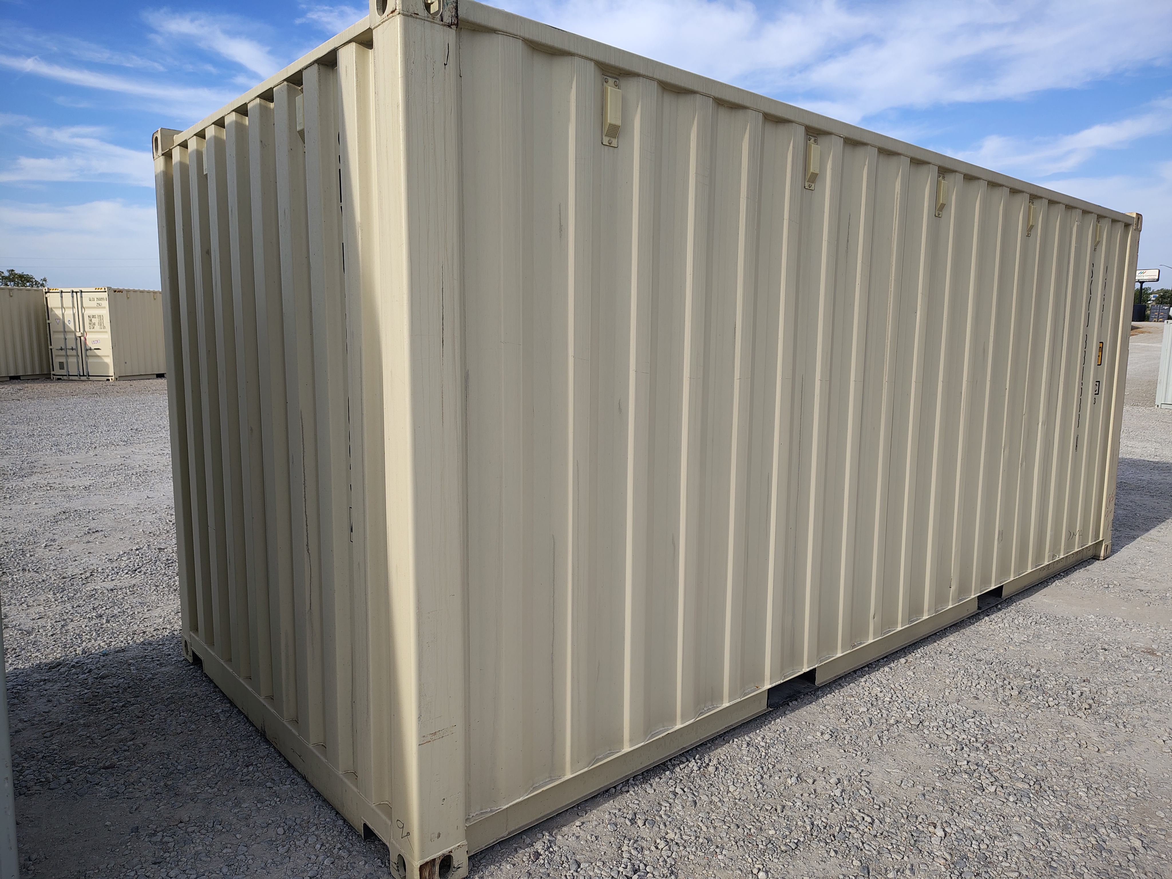 Rear corner view of the product
