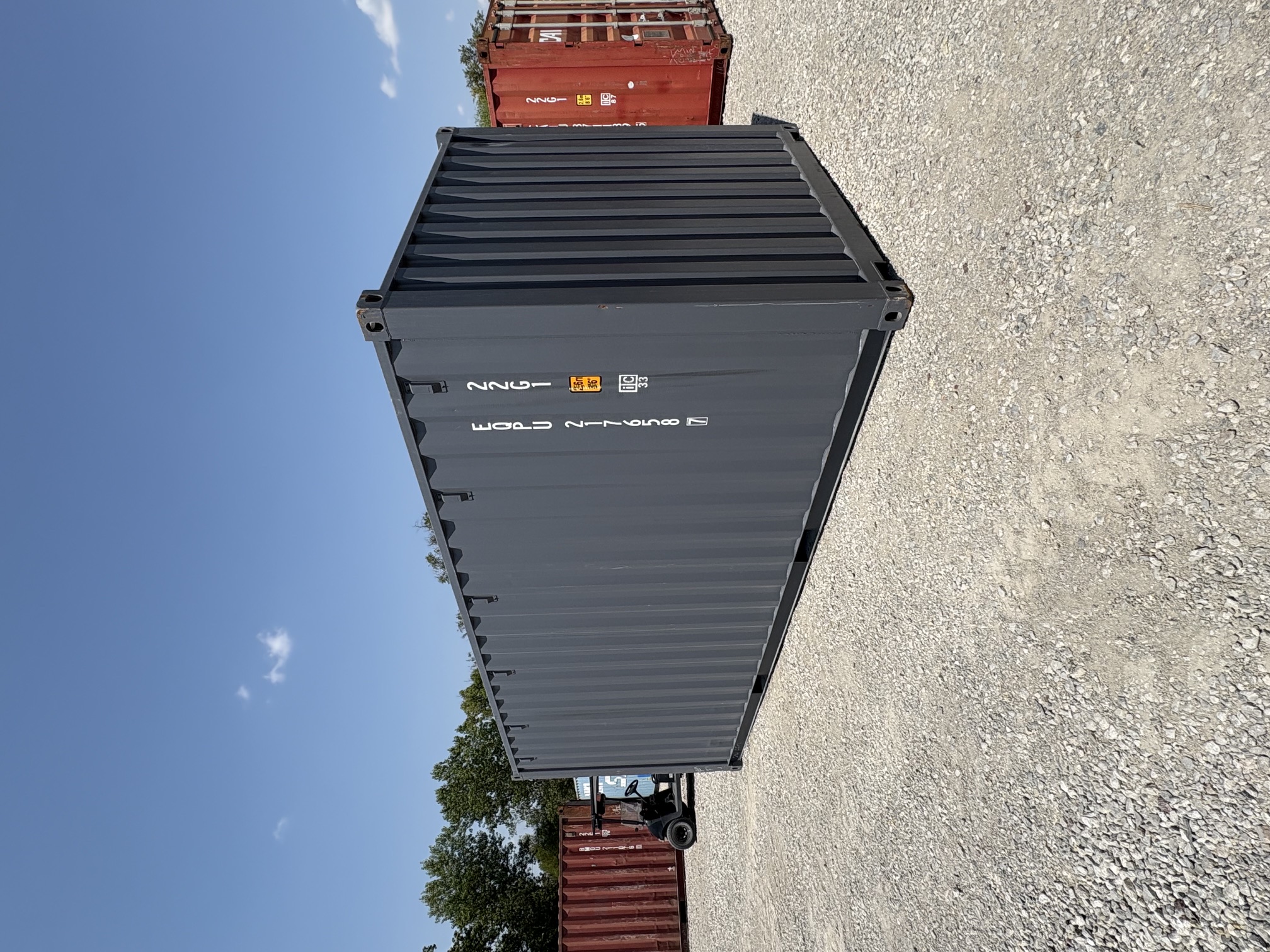 Rear corner view of the product