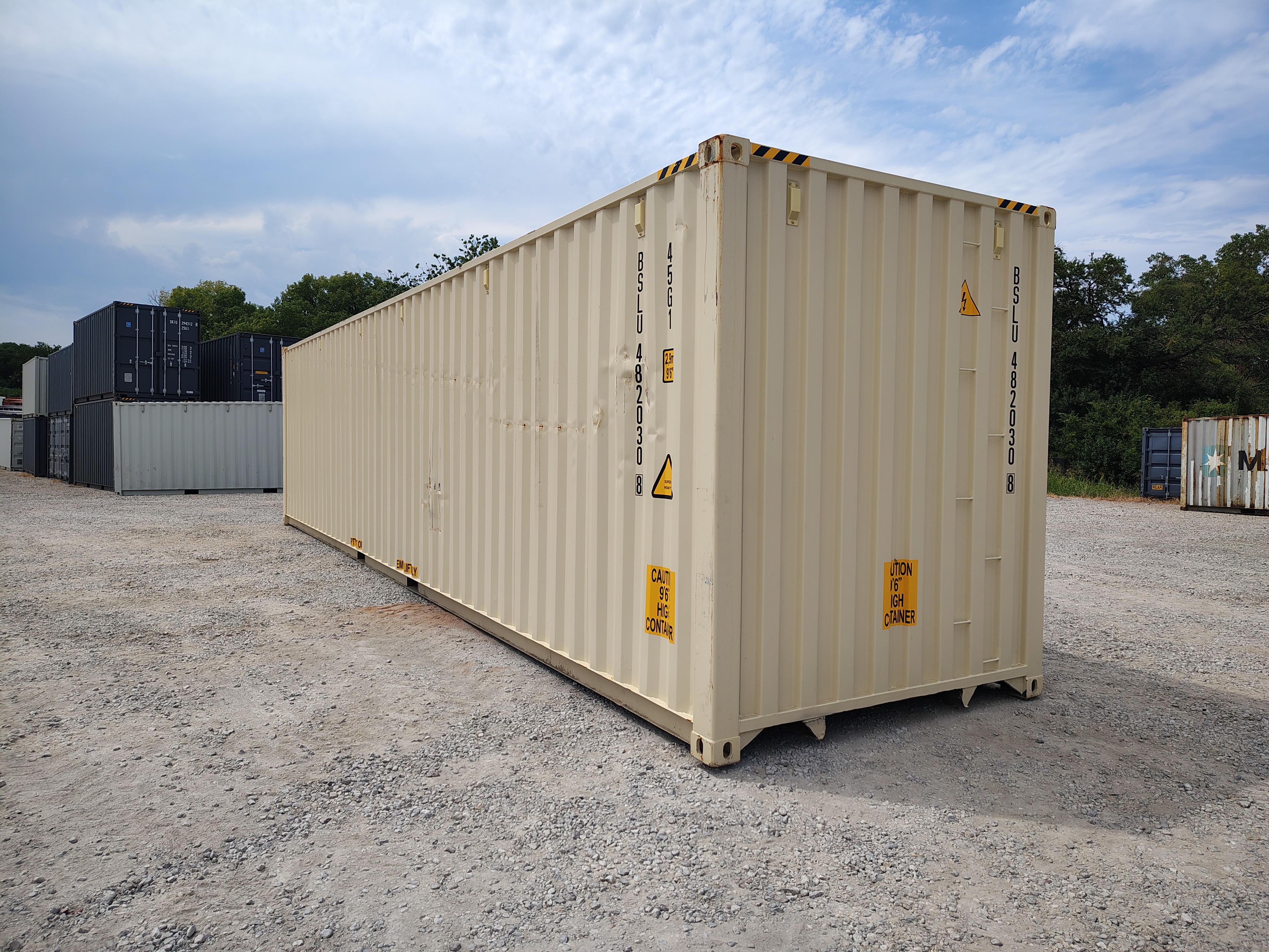 Rear corner view of the product