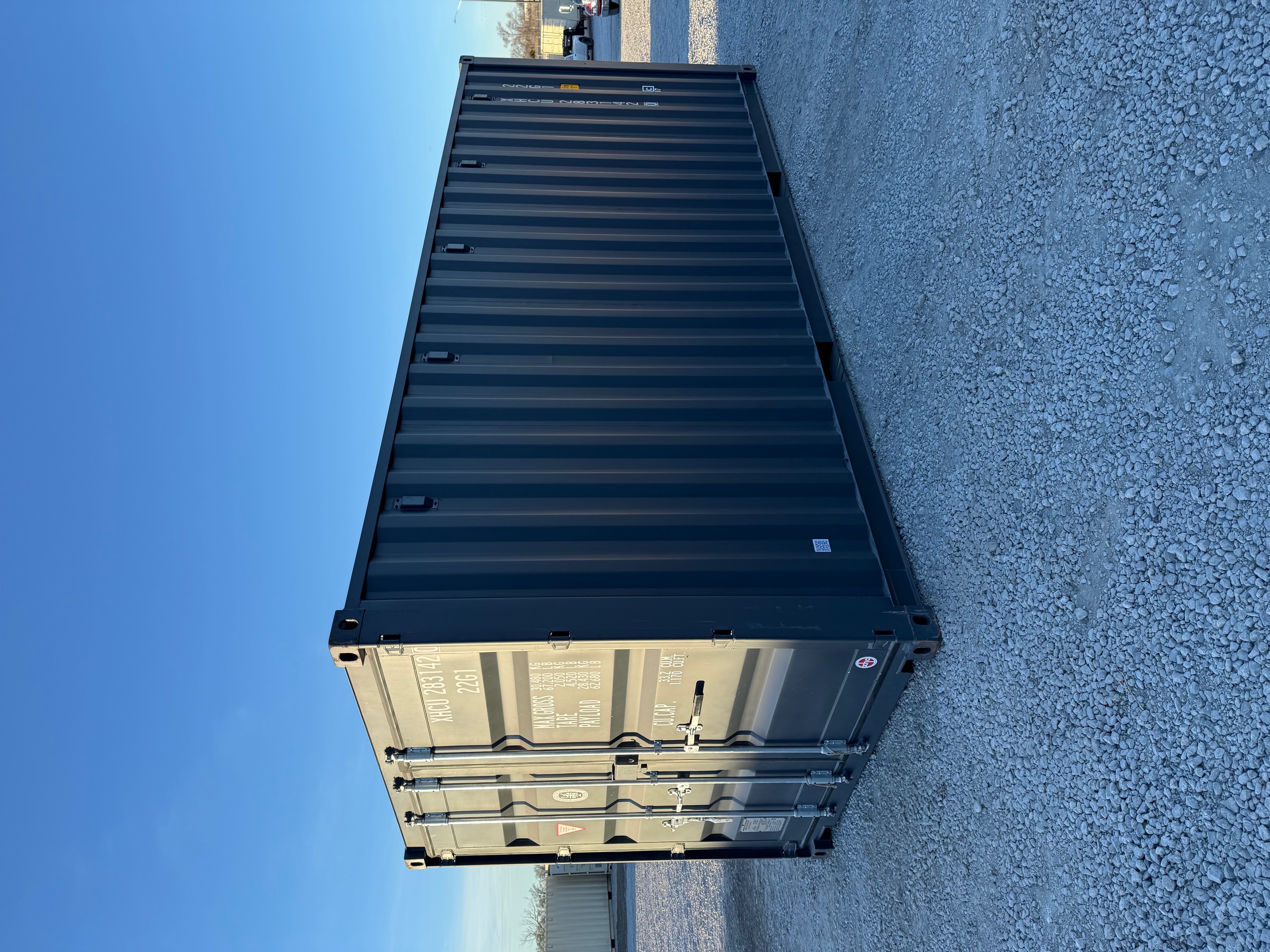 Front corner view of the product