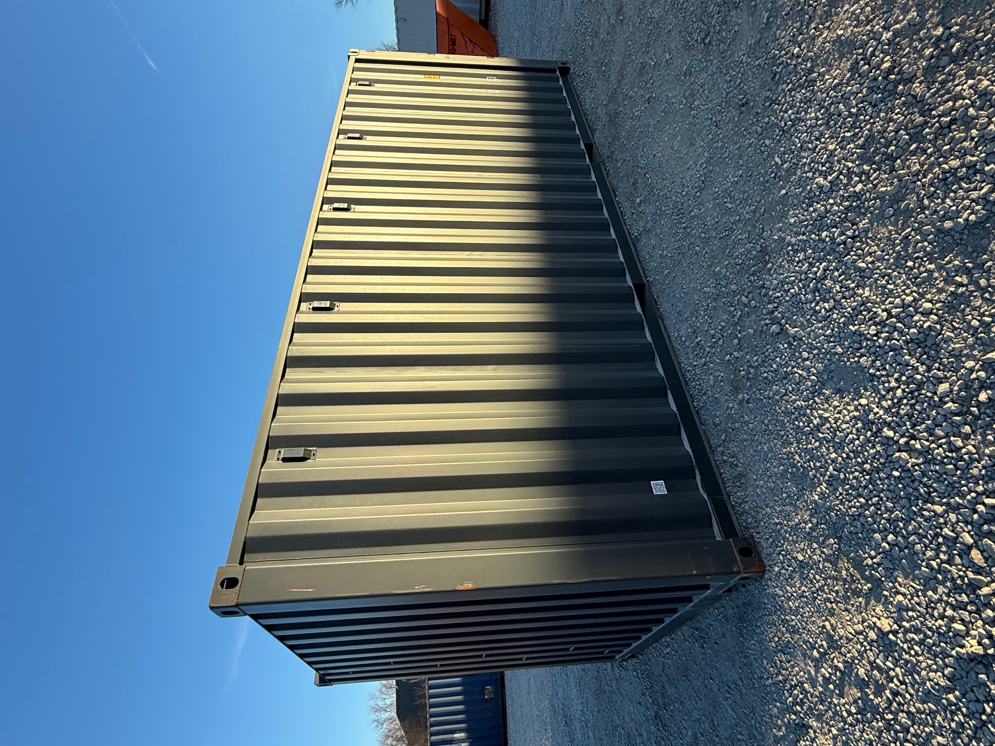 Rear corner view of the product