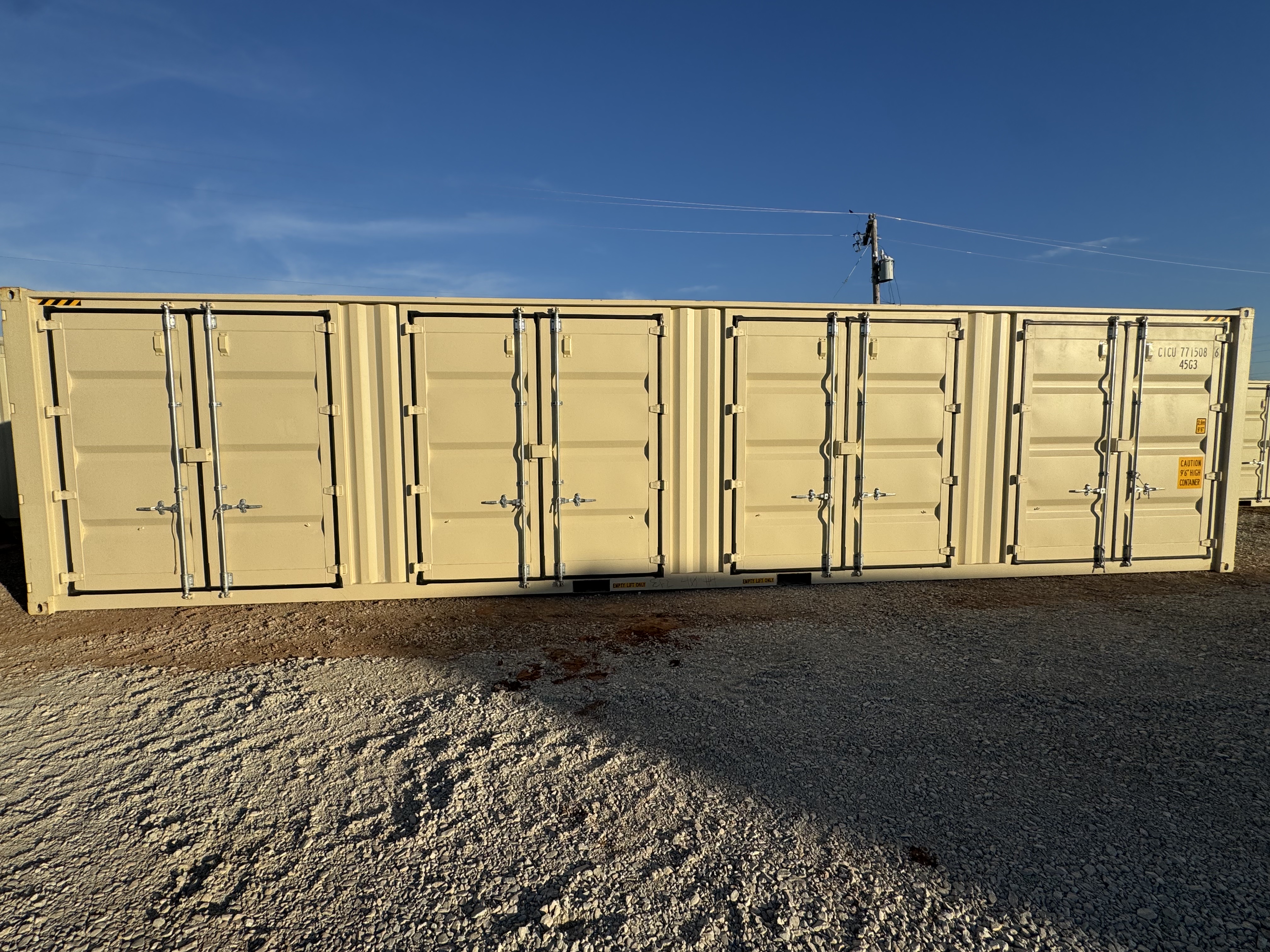 Interior view of the product